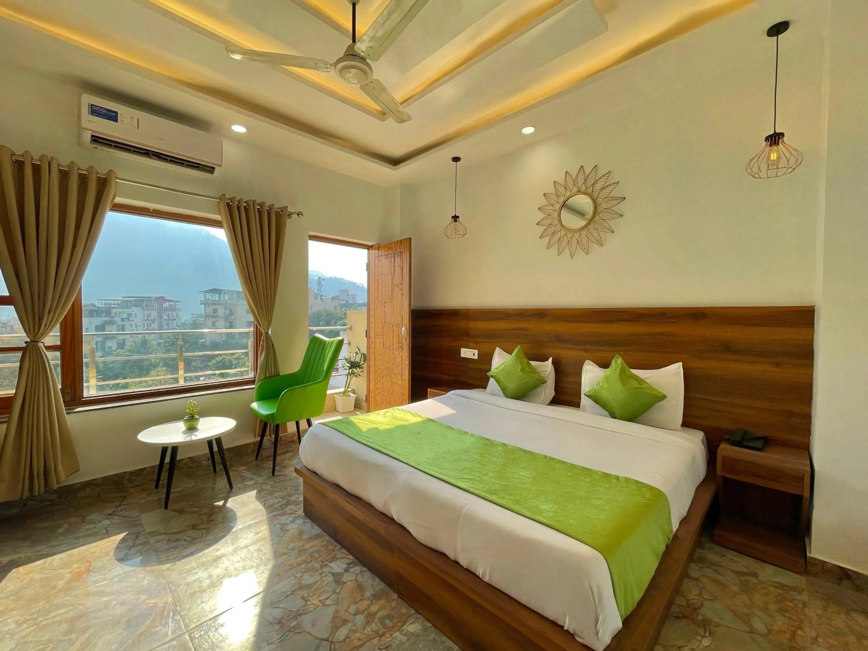 Bed in Wanna Stay Rishikesh