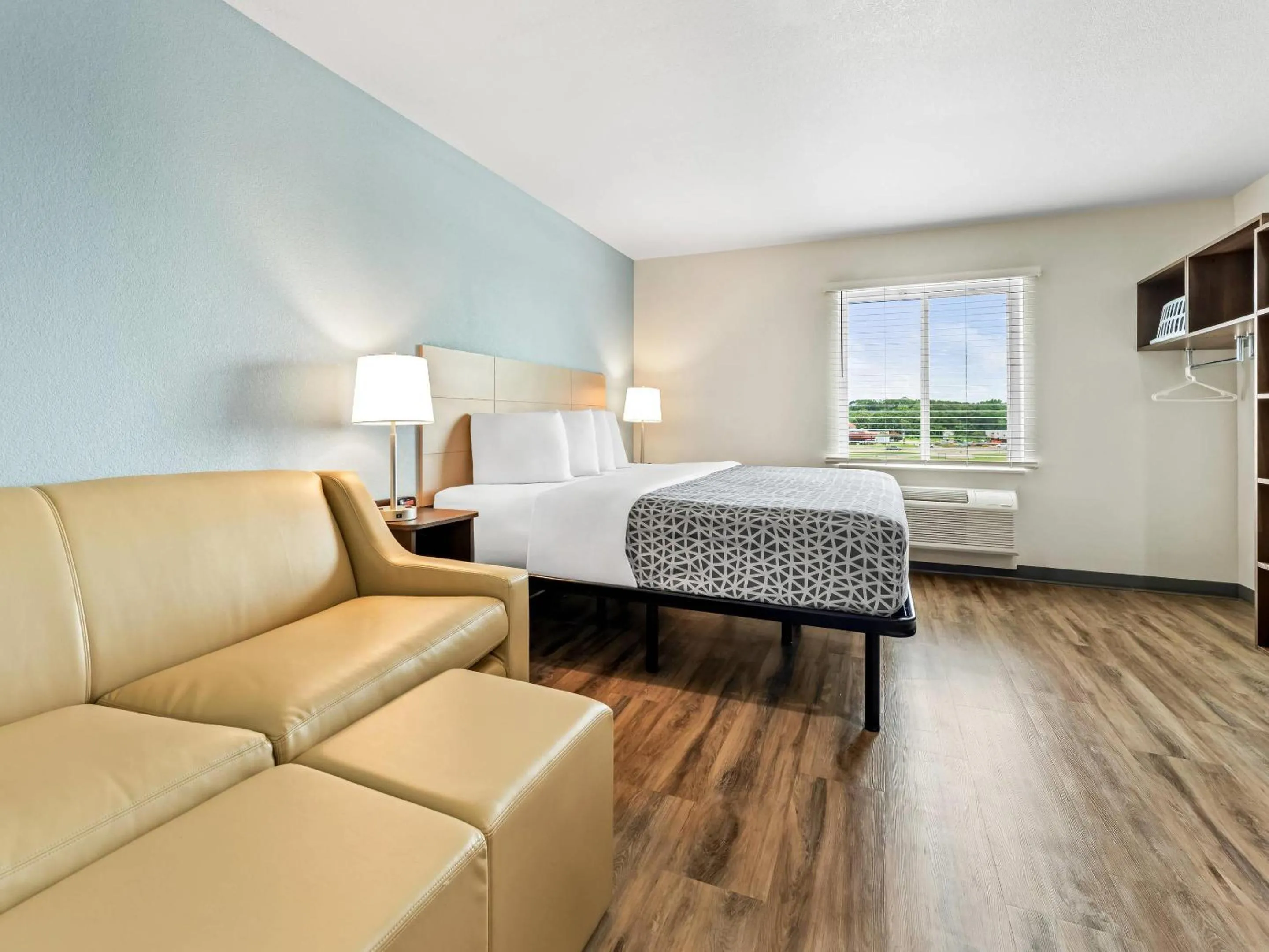 Bedroom, Bed in WoodSpring Suites Prattville - Montgomery North