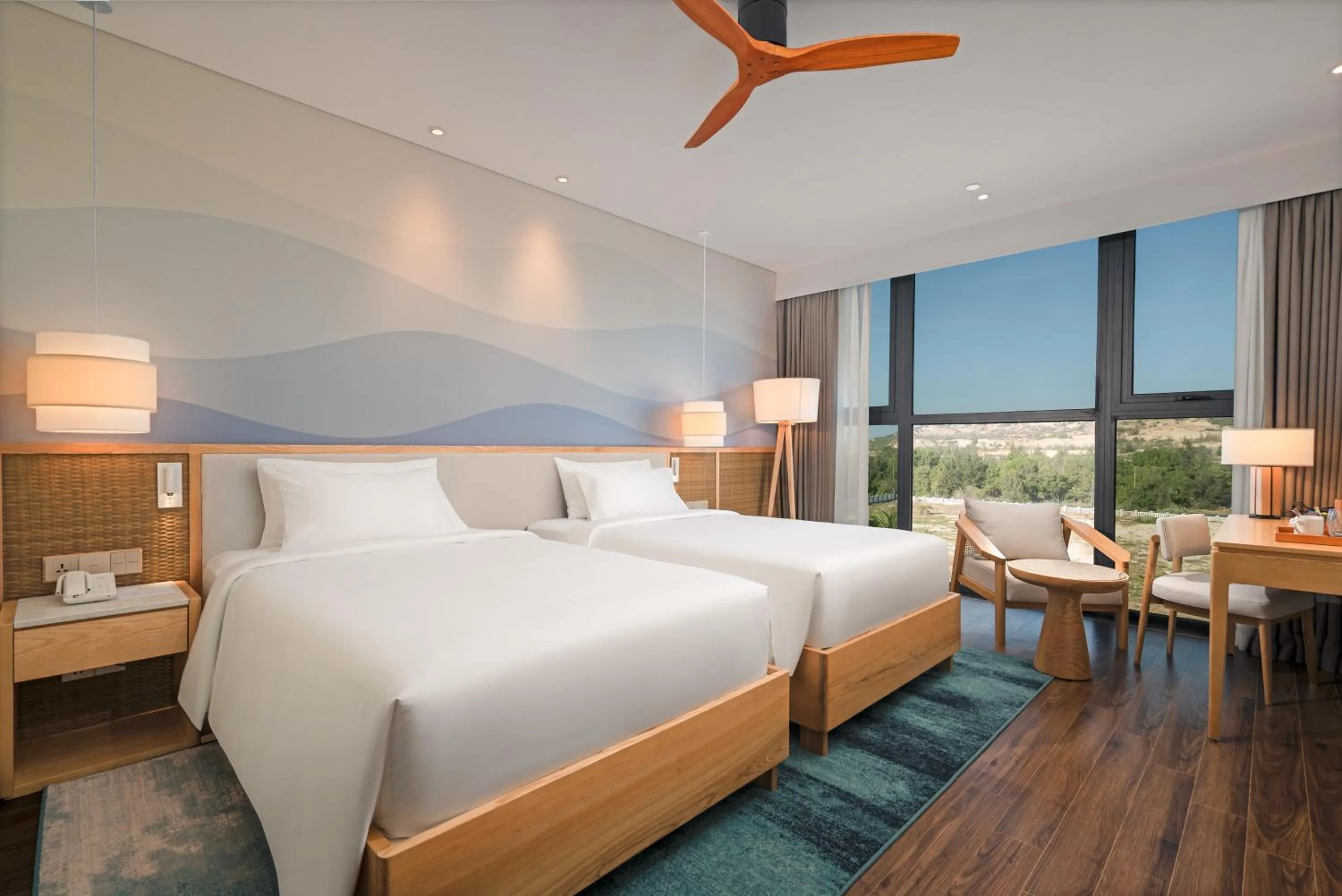 Bed in Radisson Resort Mui Ne