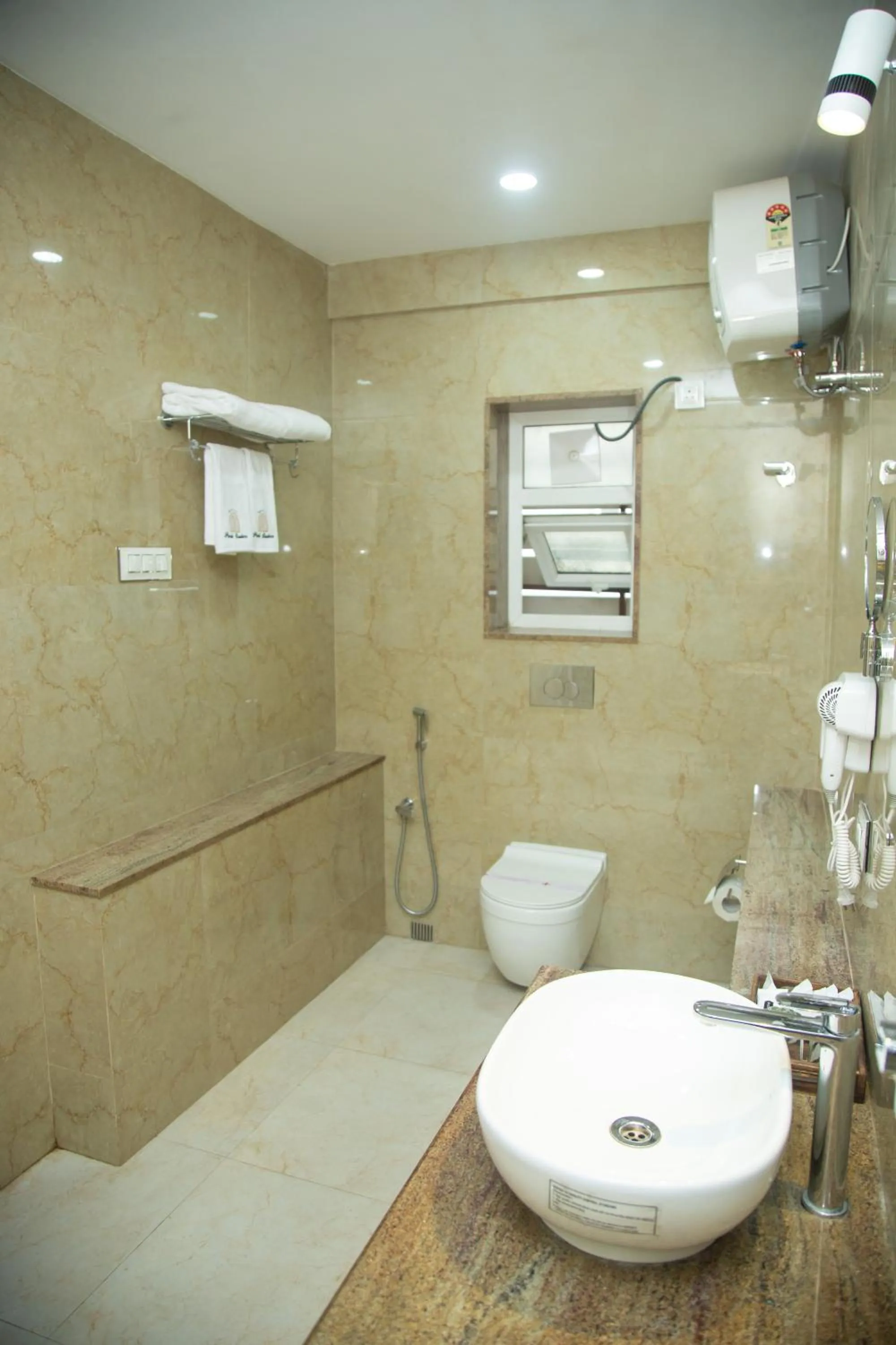 Shower in Park Eastern Hotel