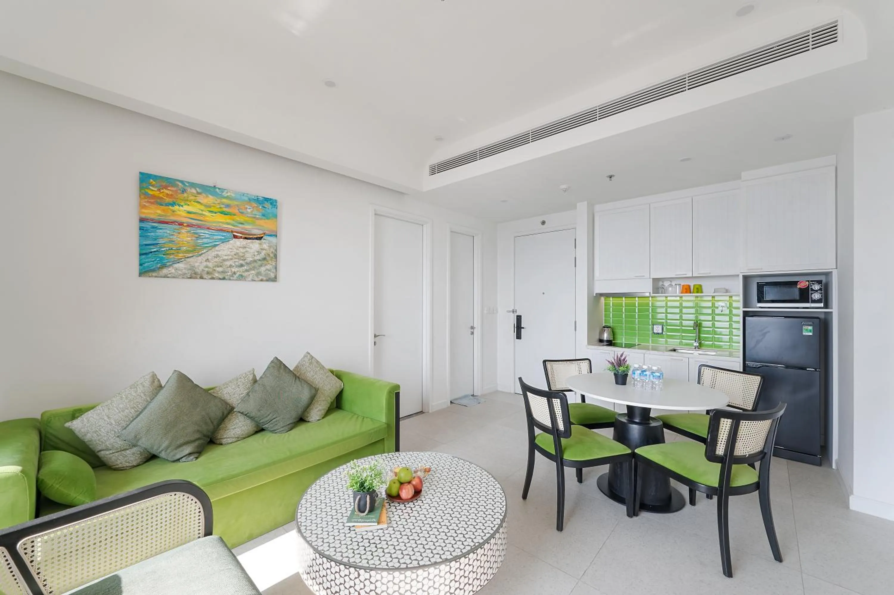 Living room in La isla Apartments & Villas - Sea View & Fireworks Phu Quoc