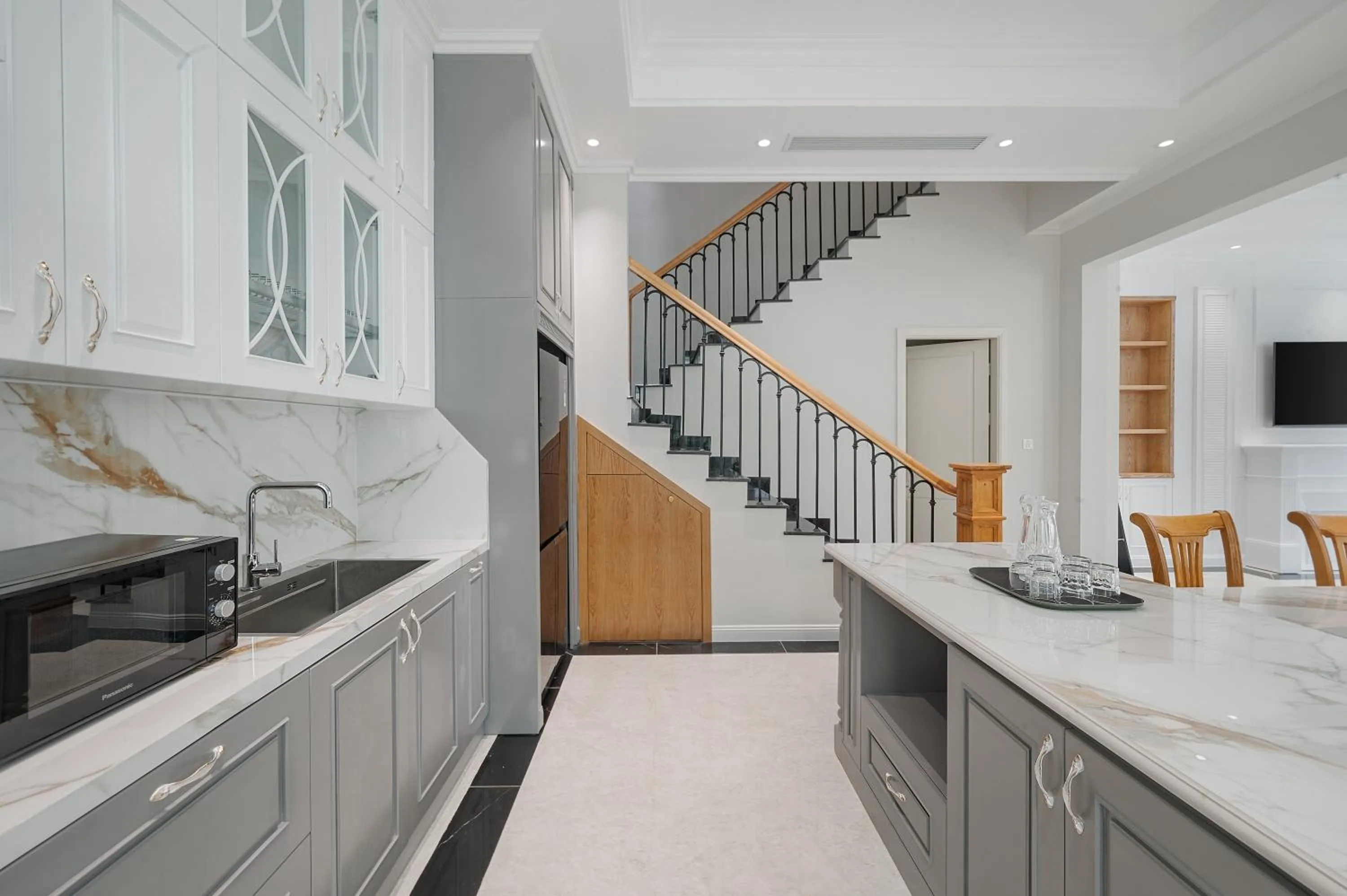 stove in La isla Apartments & Villas - Sea View & Fireworks Phu Quoc