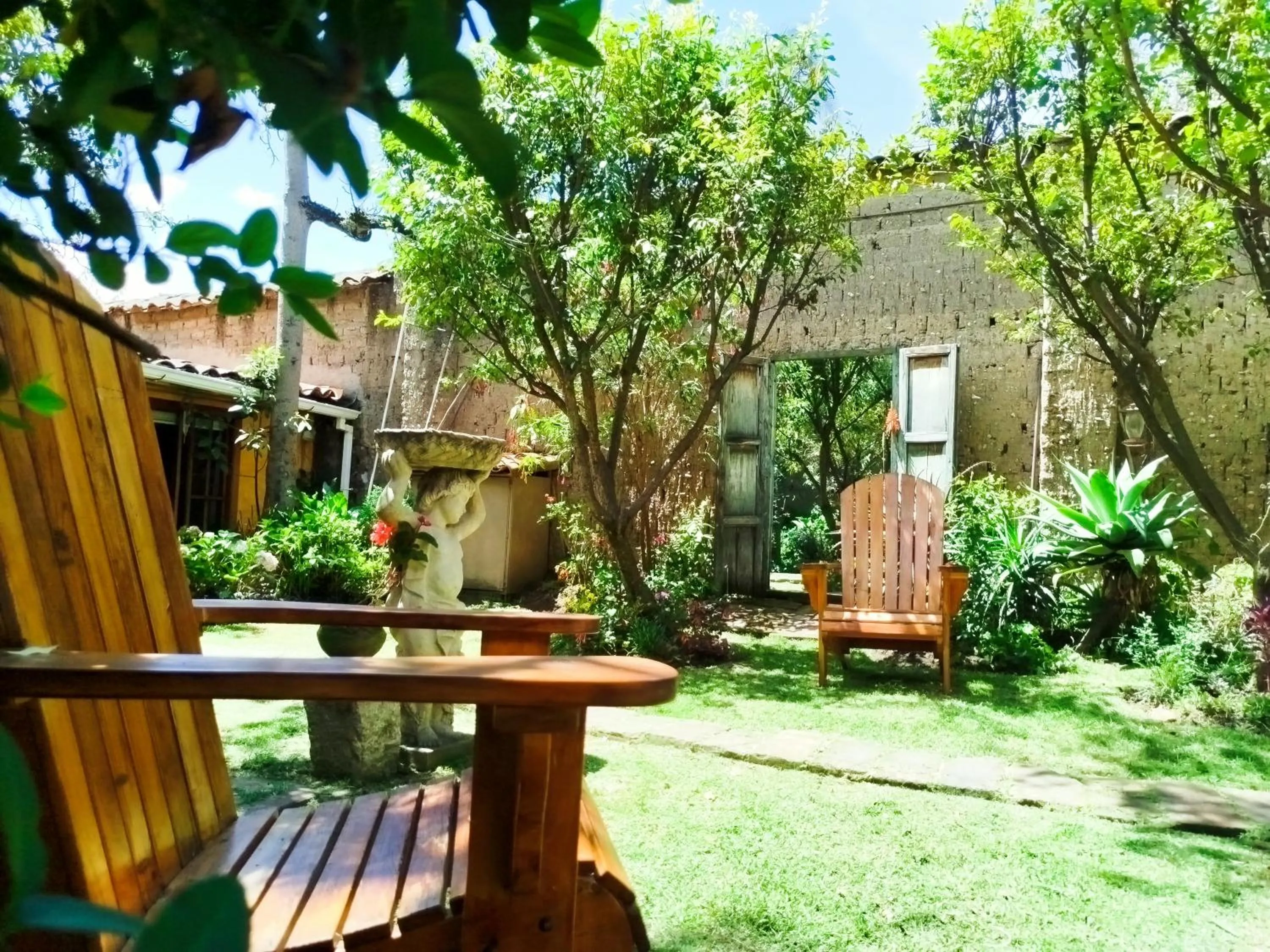Garden in Hotel Boutique Casa Montalvo Cuenca
