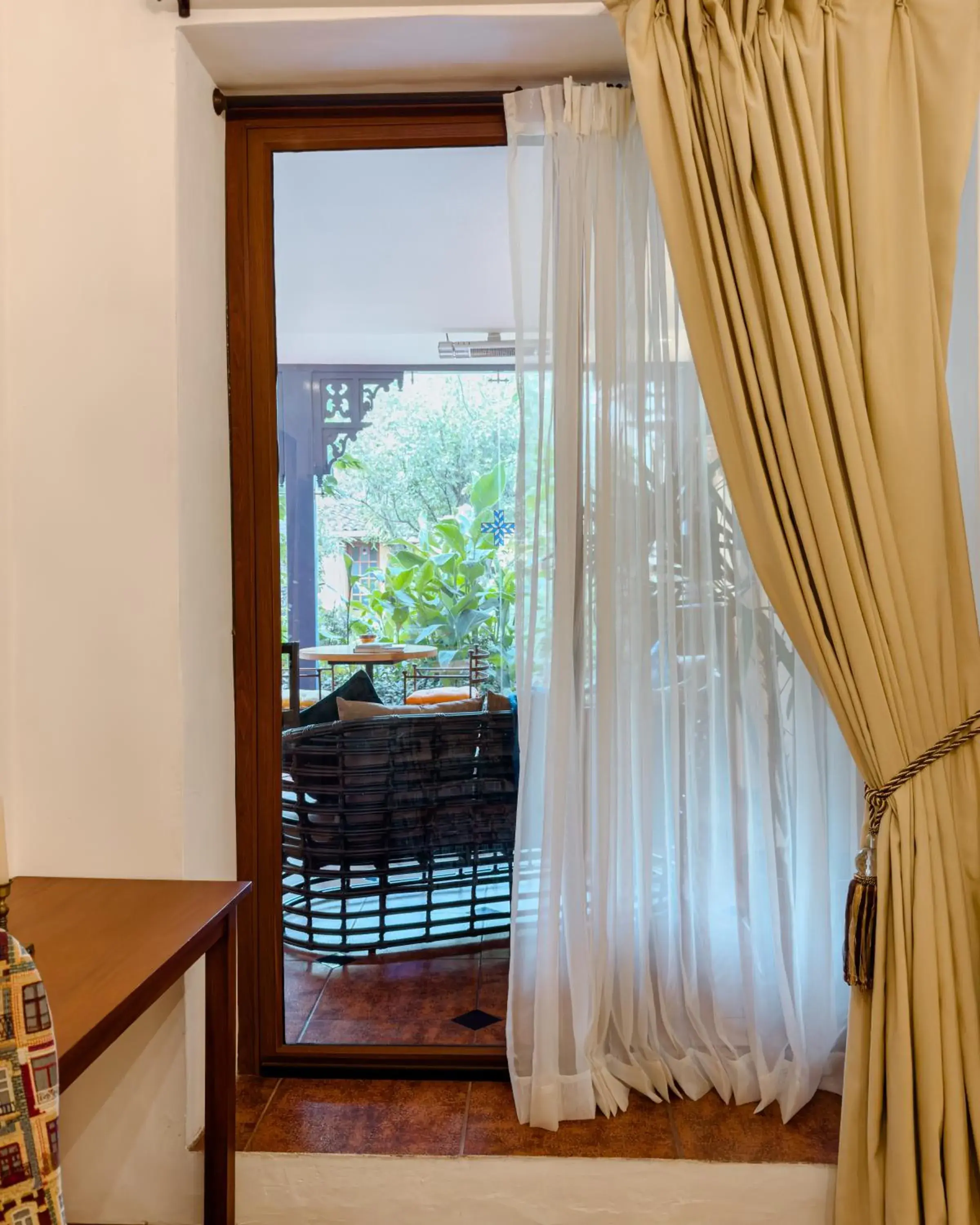 Twin Room with Garden View in Hotel Boutique Casa Montalvo Cuenca Twin Room with Garden View in Hotel Boutique Casa Montalvo Cuenca