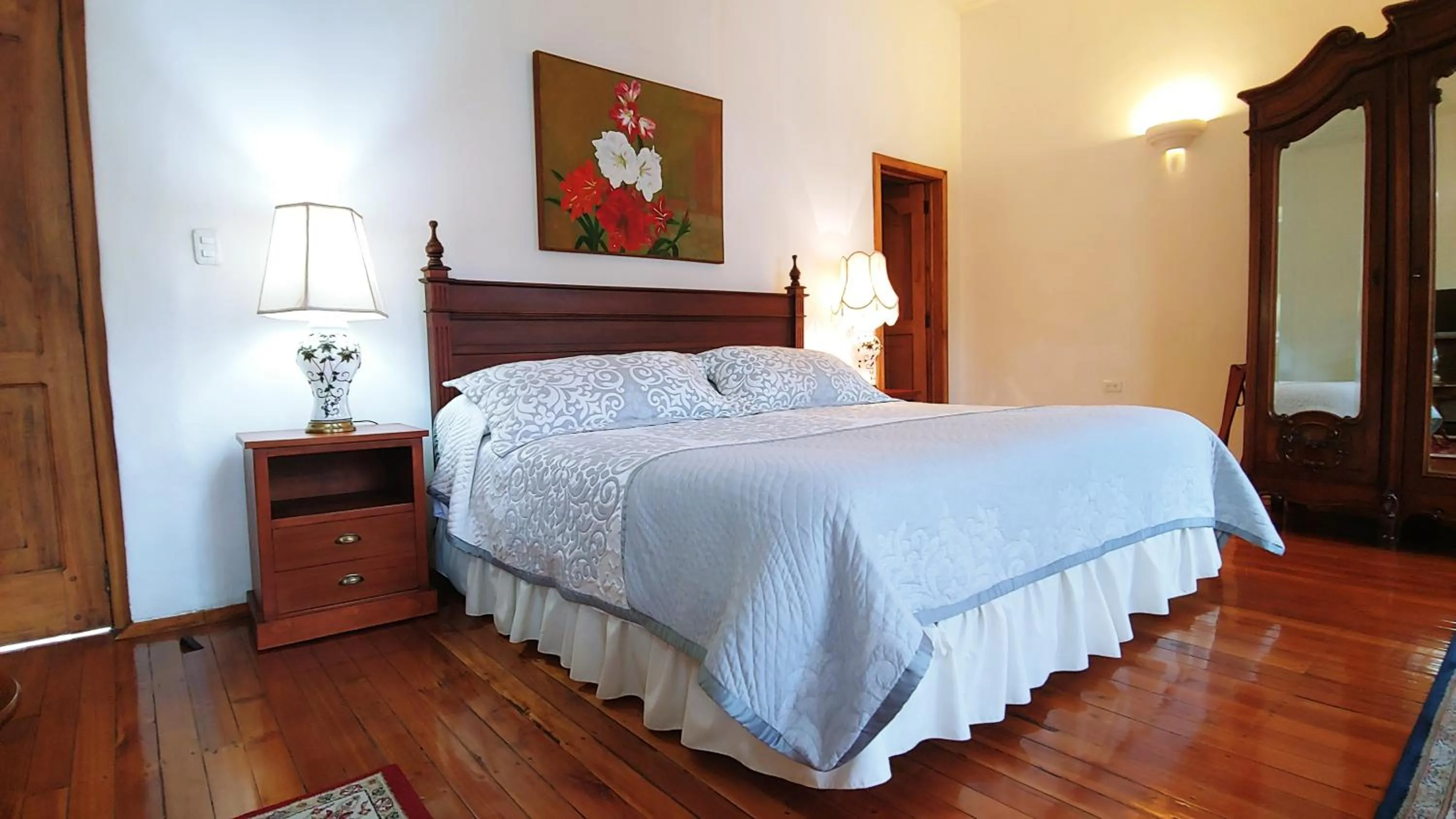 Bed in Hotel Boutique Casa Montalvo Cuenca