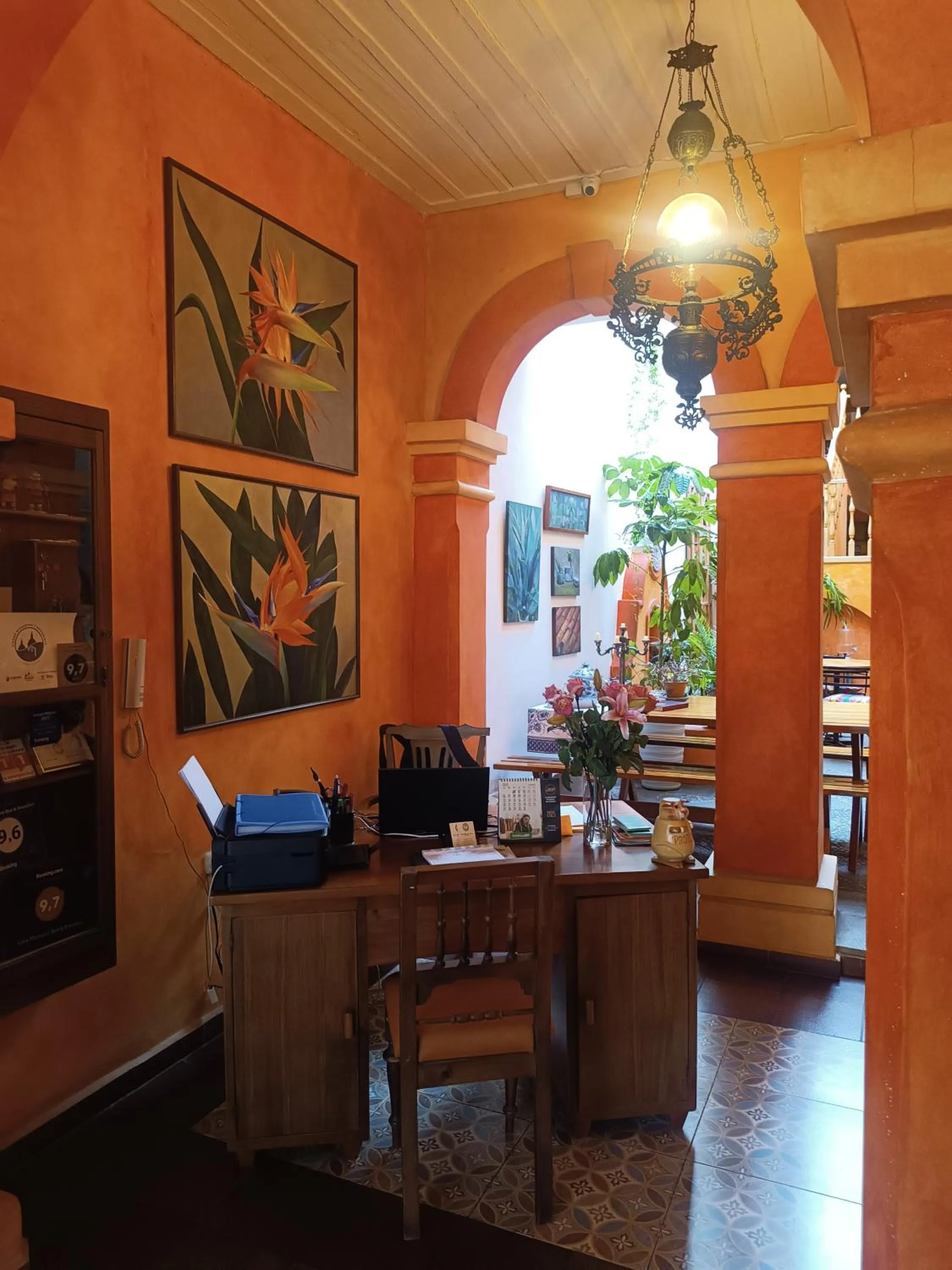 Lobby or reception in Hotel Boutique Casa Montalvo Cuenca