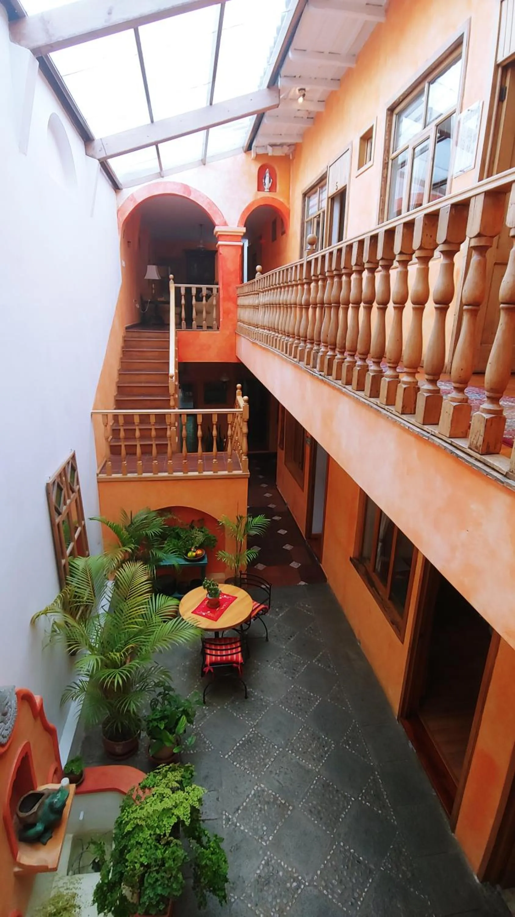 Patio in Hotel Boutique Casa Montalvo Cuenca
