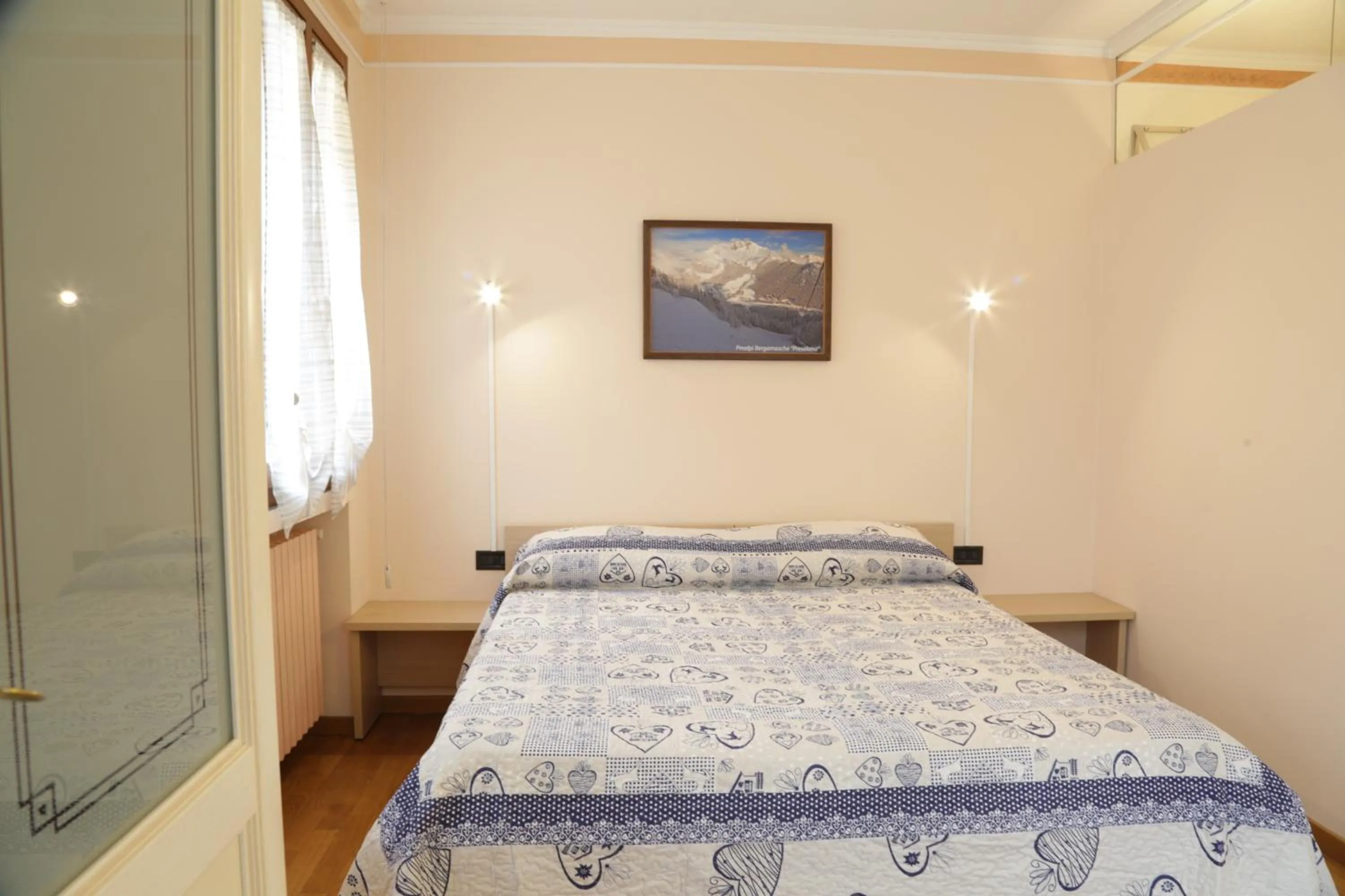 Bedroom, Bed in Central House Bergamo