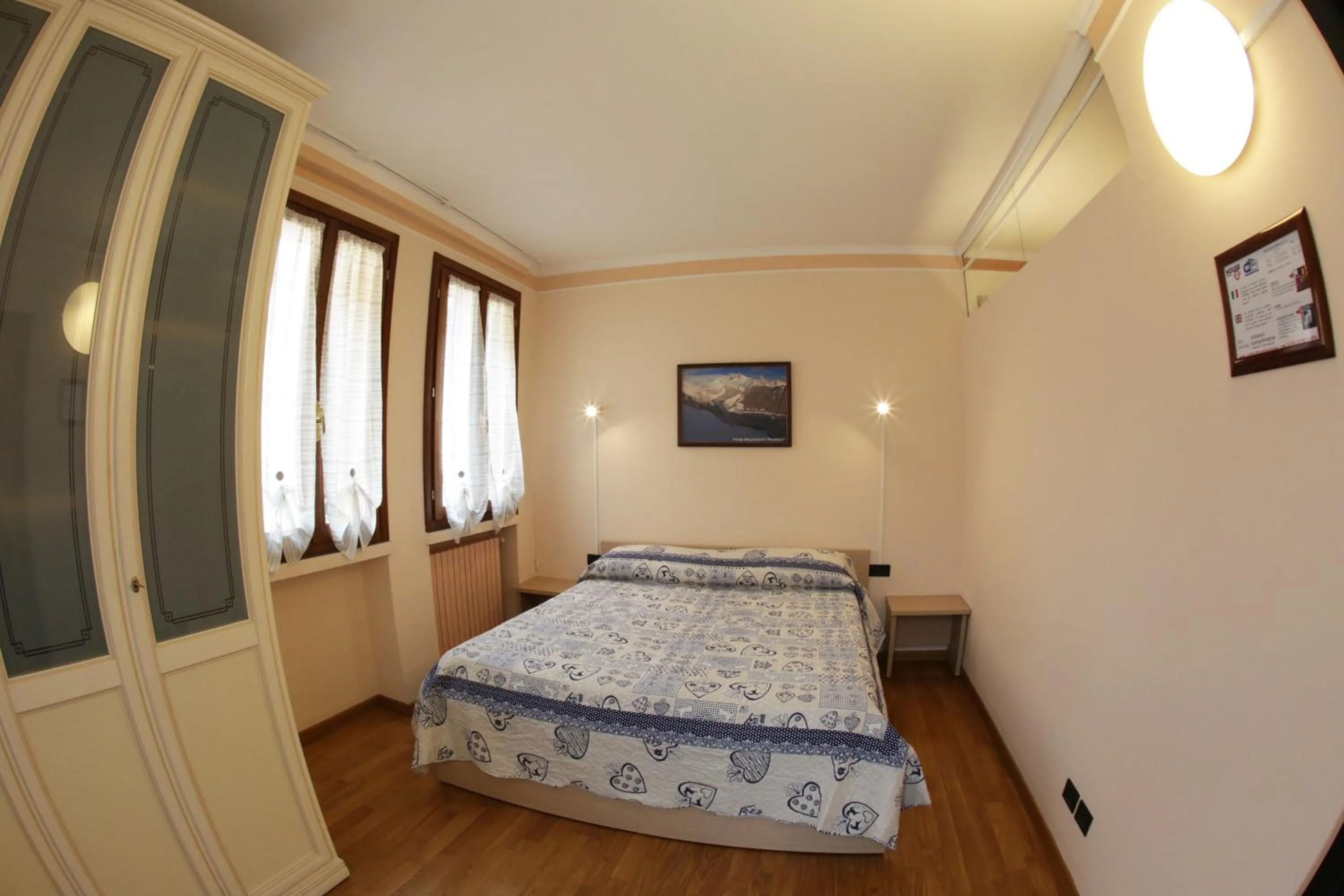 Bedroom, Bed in Central House Bergamo