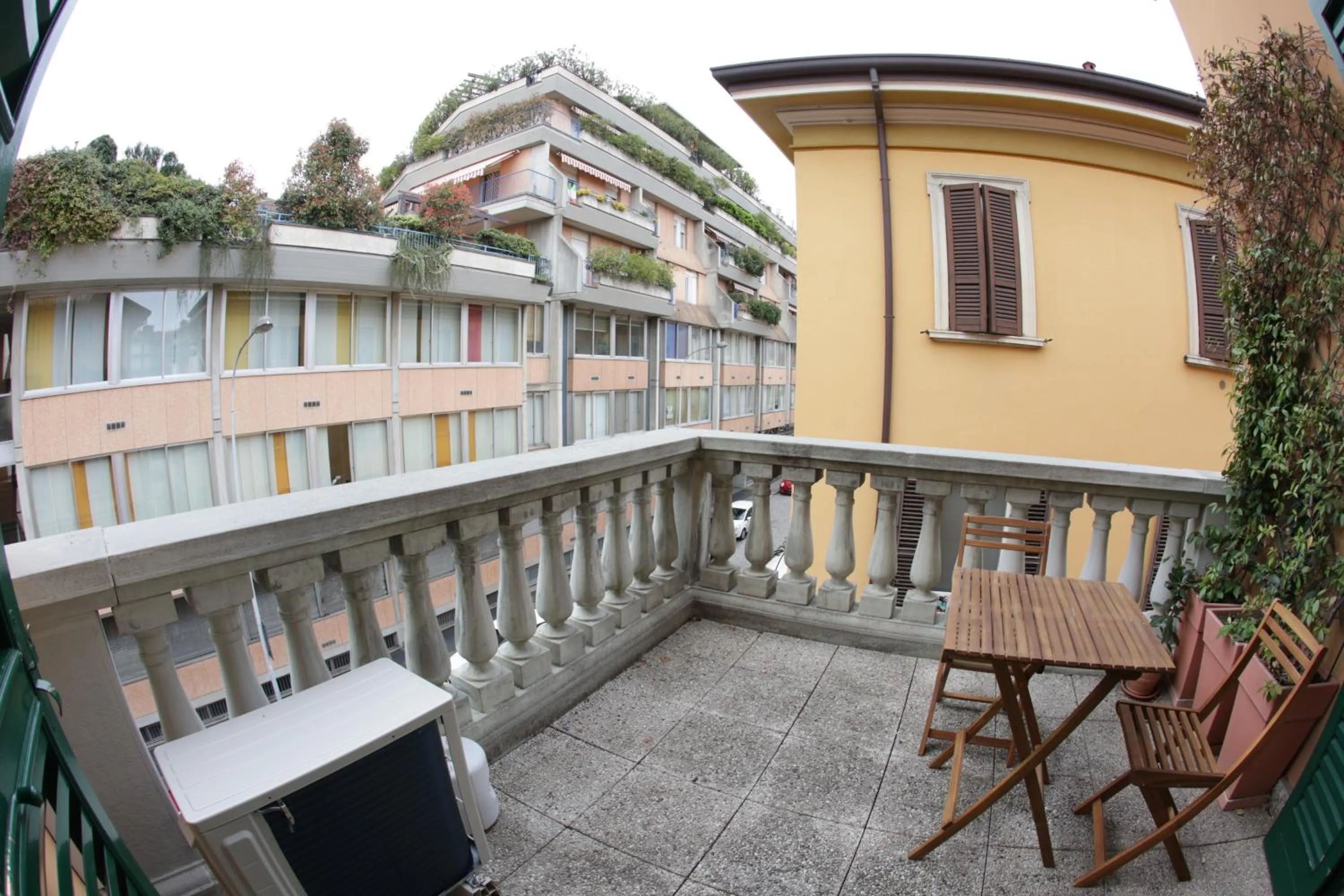 Balcony/Terrace in Central House Bergamo