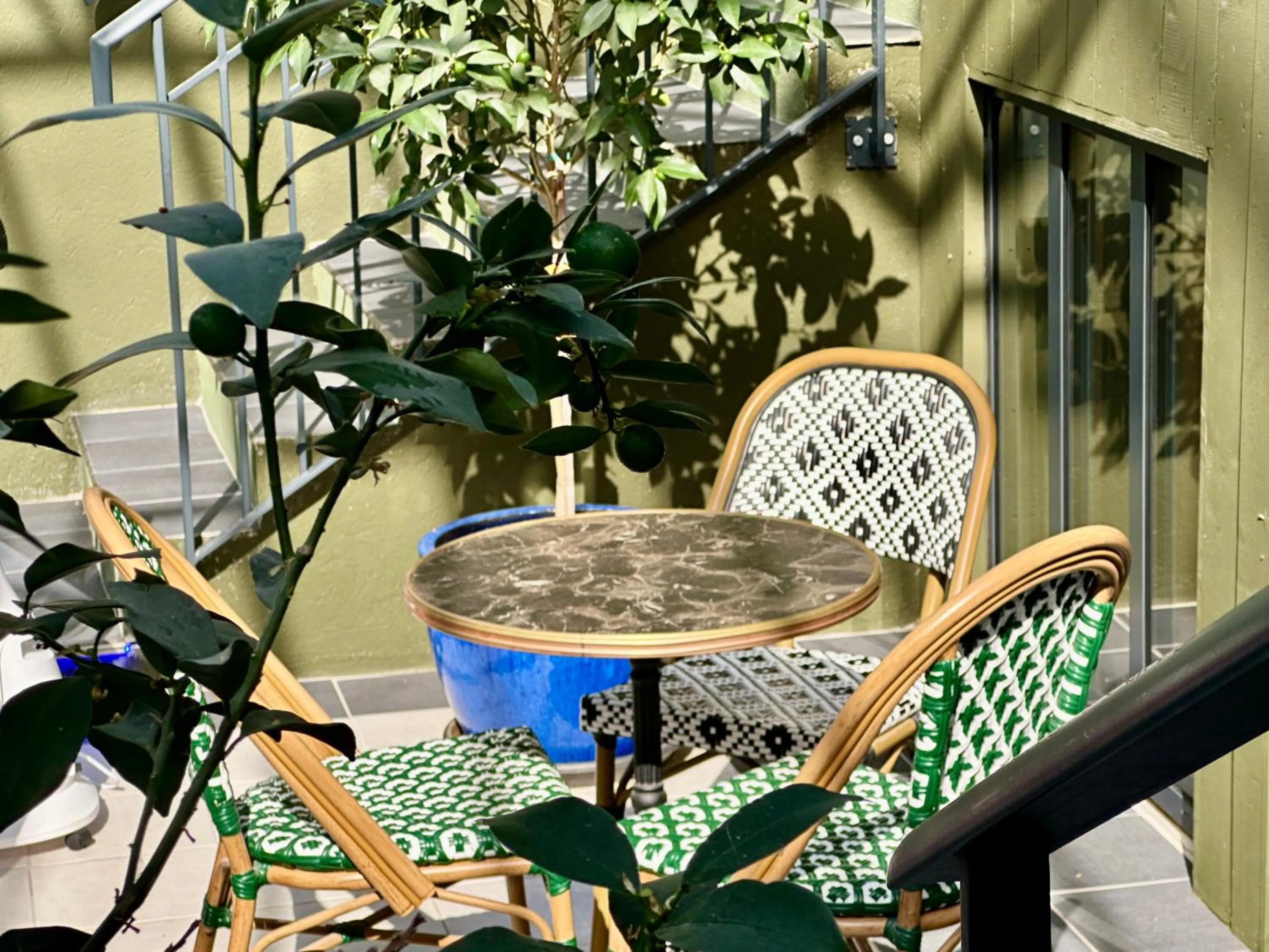 Patio in Smartappart Niort