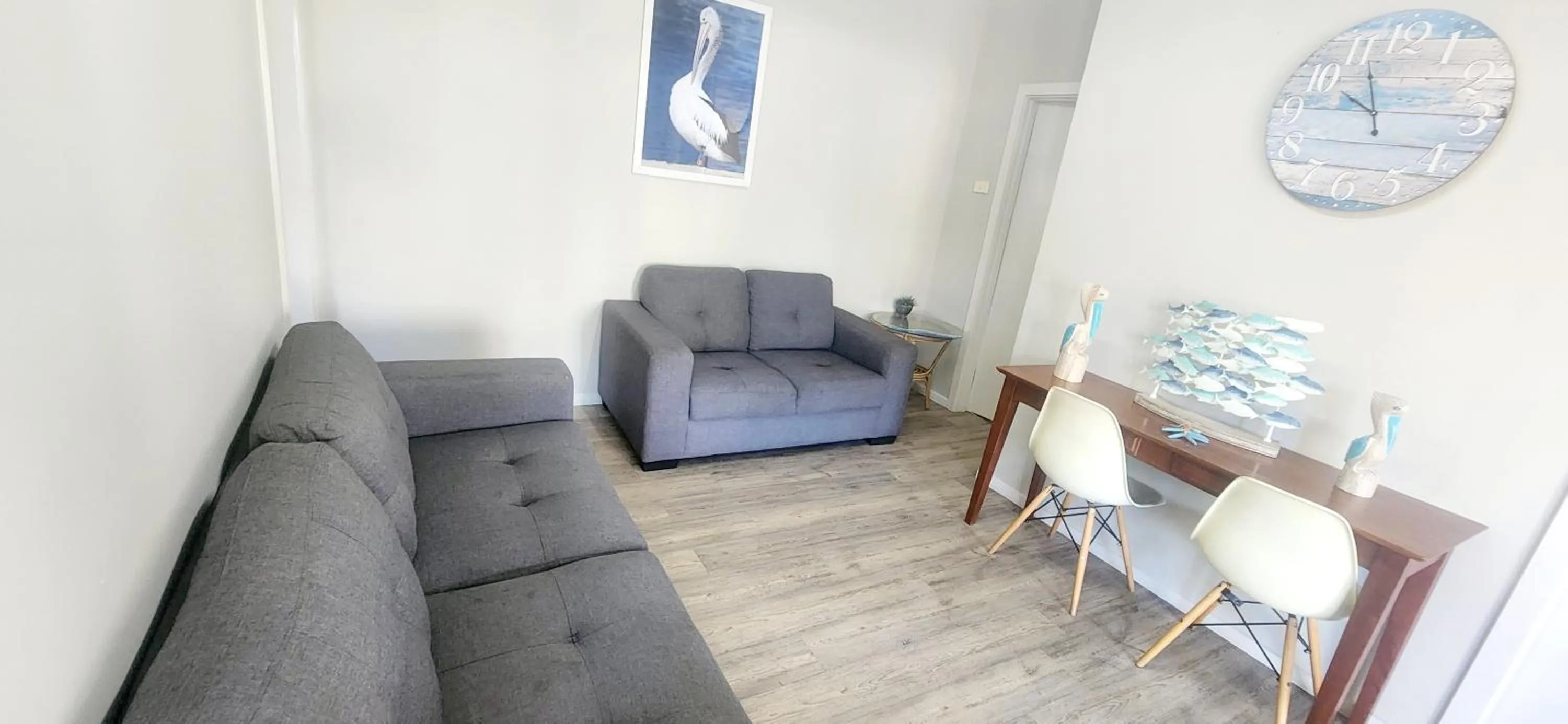 Living room in Echo Beach Tourist Park