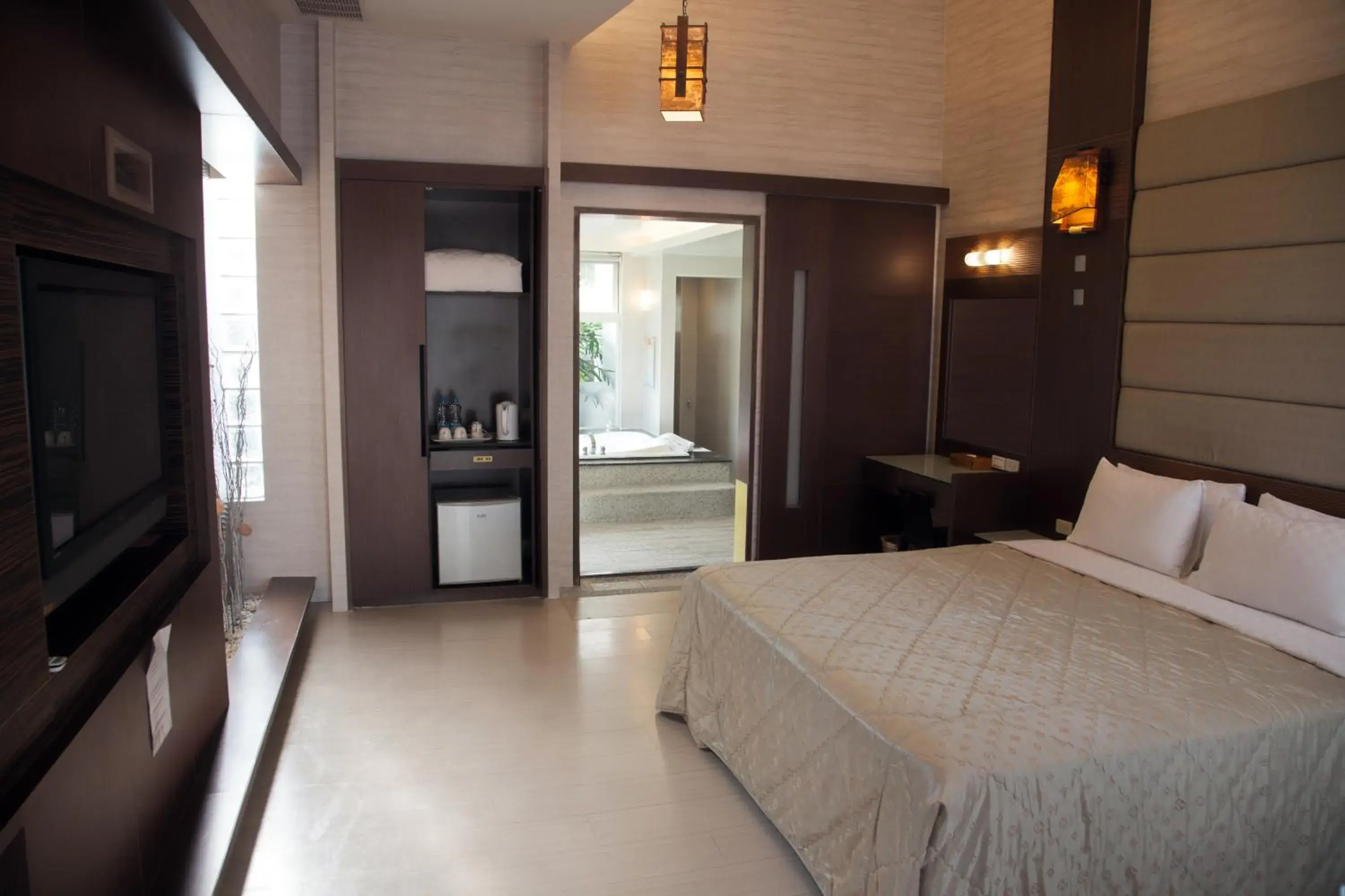 Bed in Guanziling Lin Kuei Yuan Hot Spring Resort