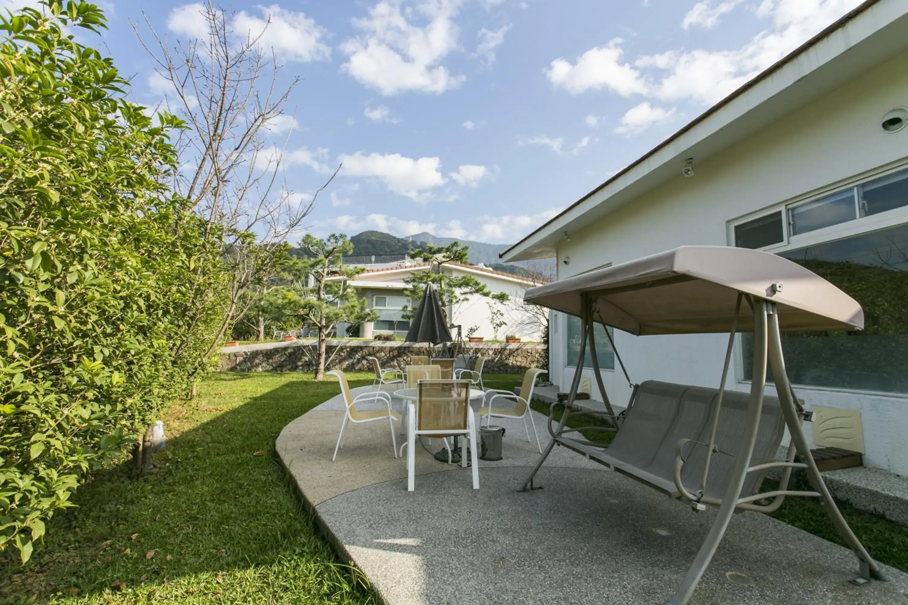 Patio in Guanziling Lin Kuei Yuan Hot Spring Resort