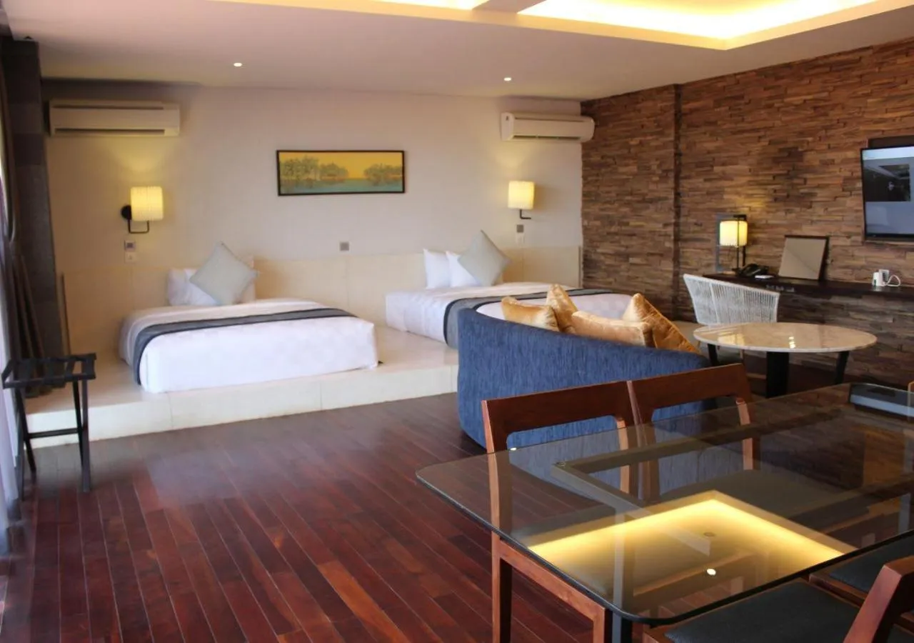 Living room, Bed in Watermark Hotel & Spa Bali