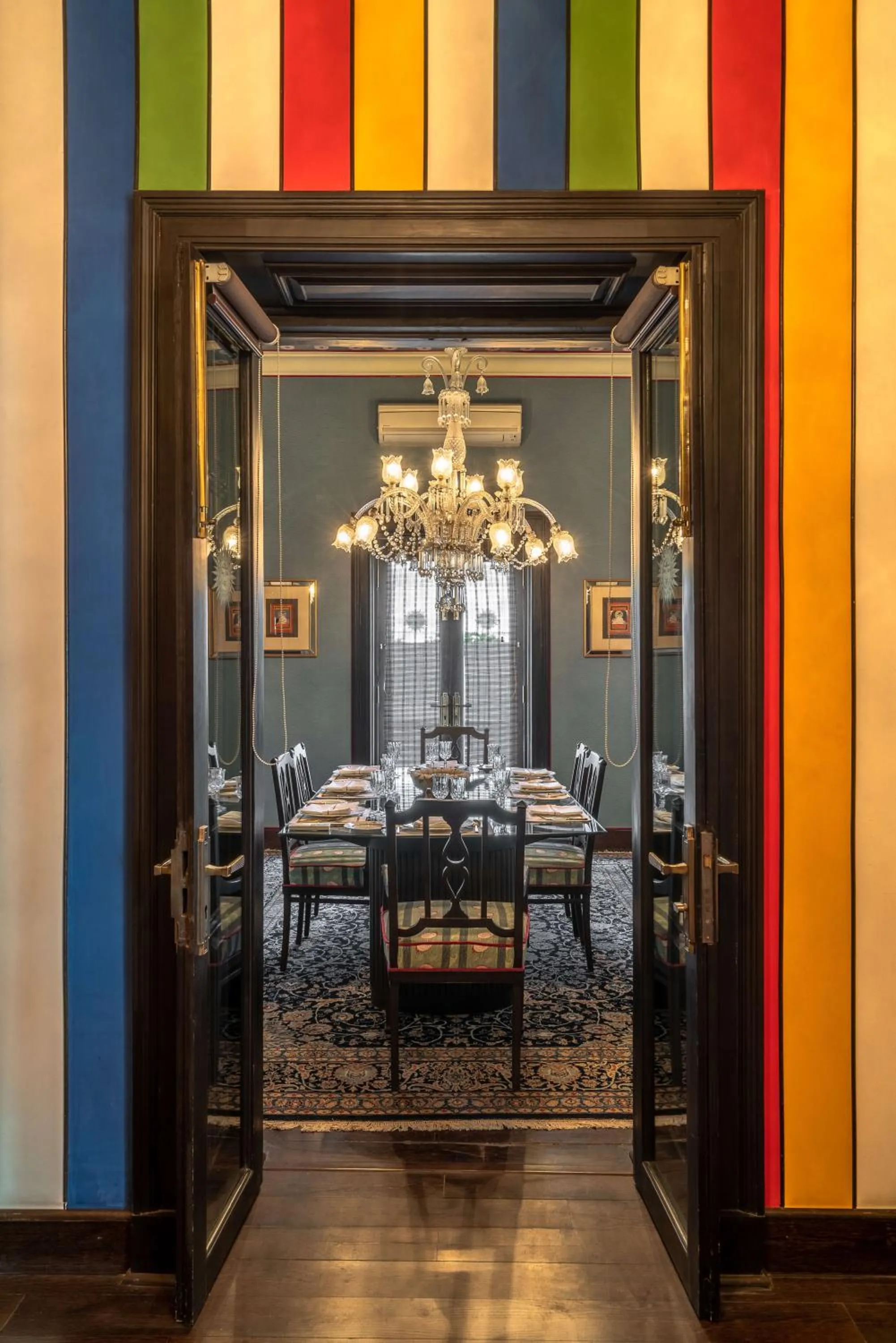 Dining area in Rajmahal Palace RAAS