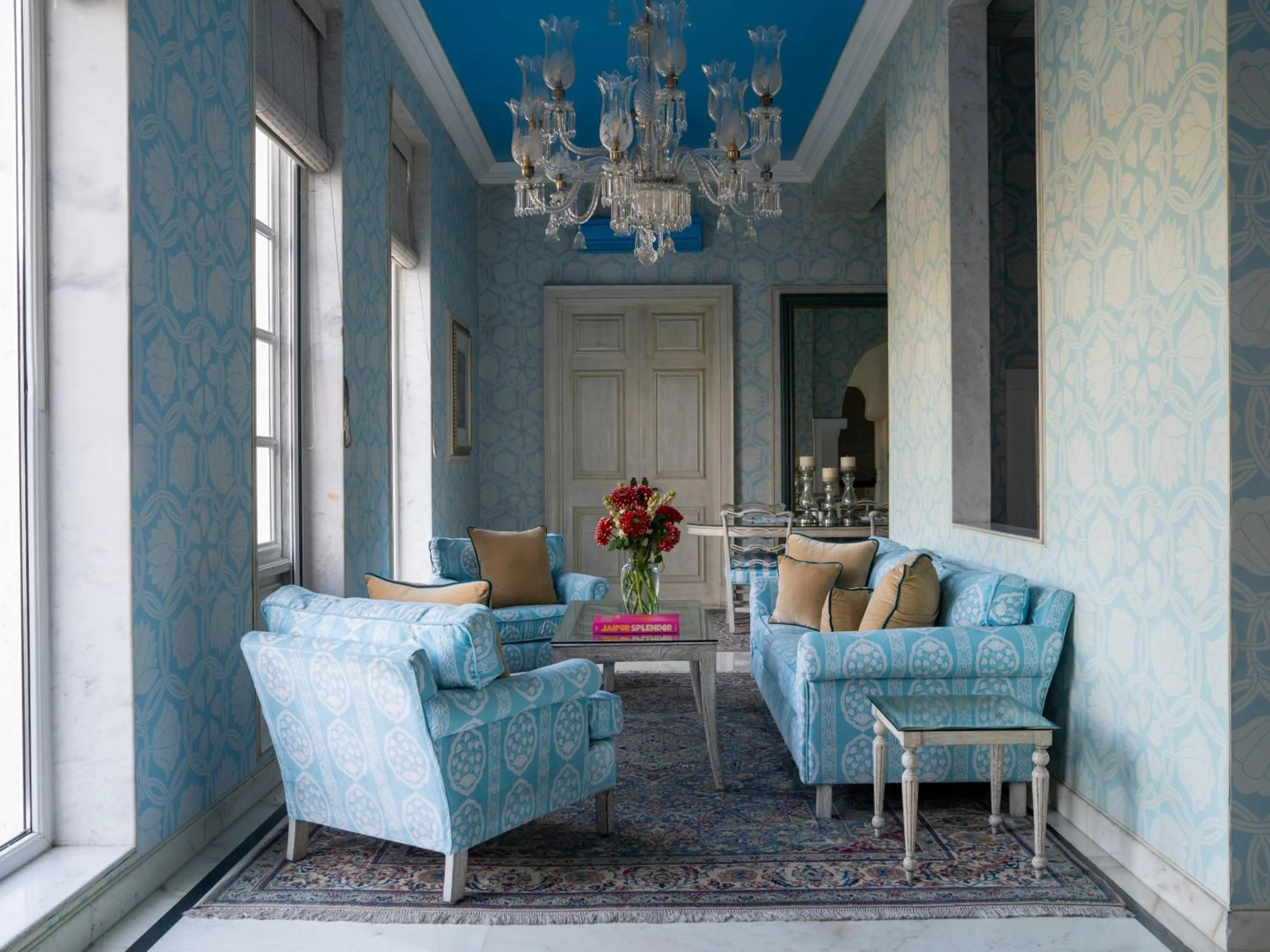 Living room in Rajmahal Palace RAAS