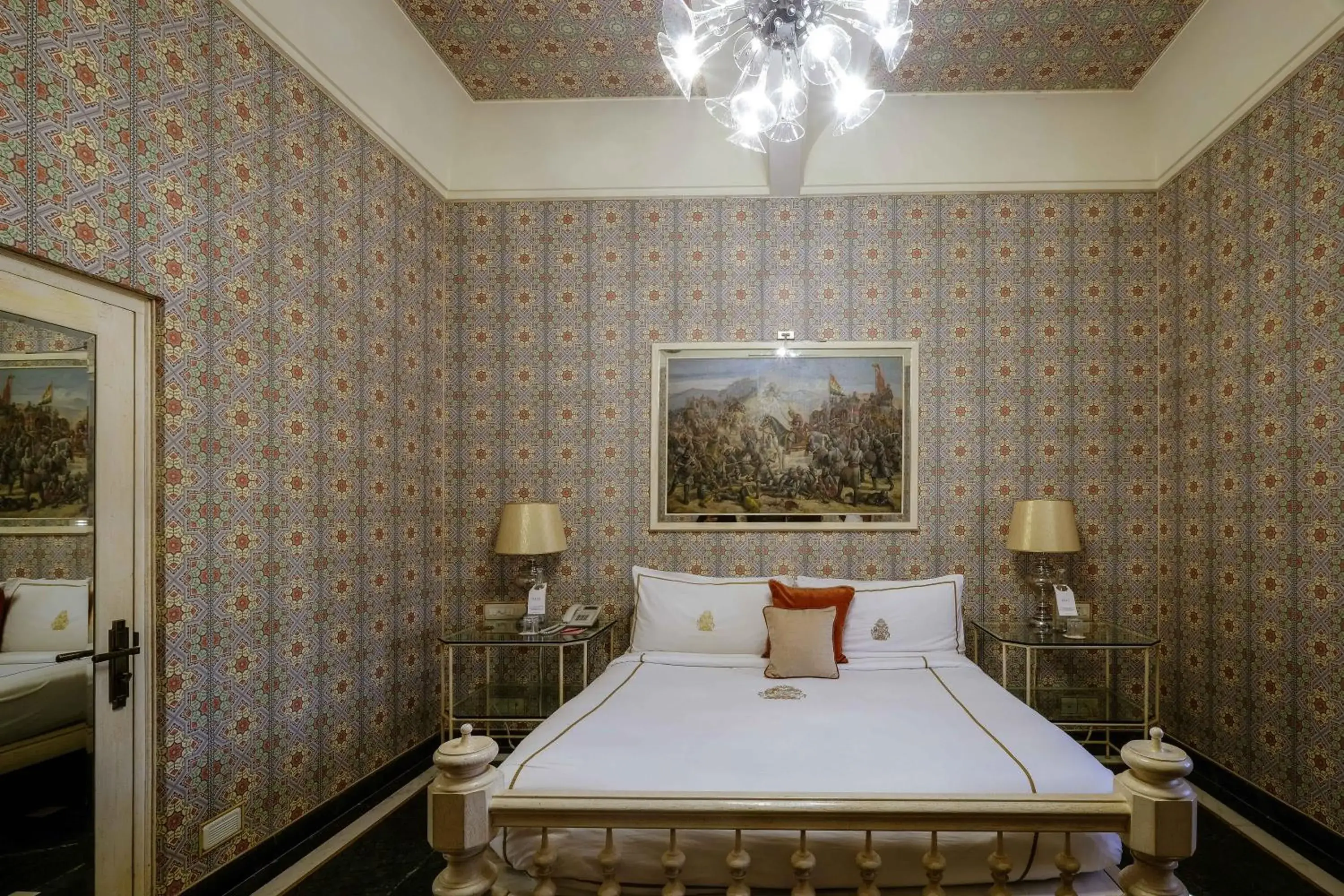 Bedroom, Bed in Rajmahal Palace RAAS Bedroom, Bed in Rajmahal Palace RAAS