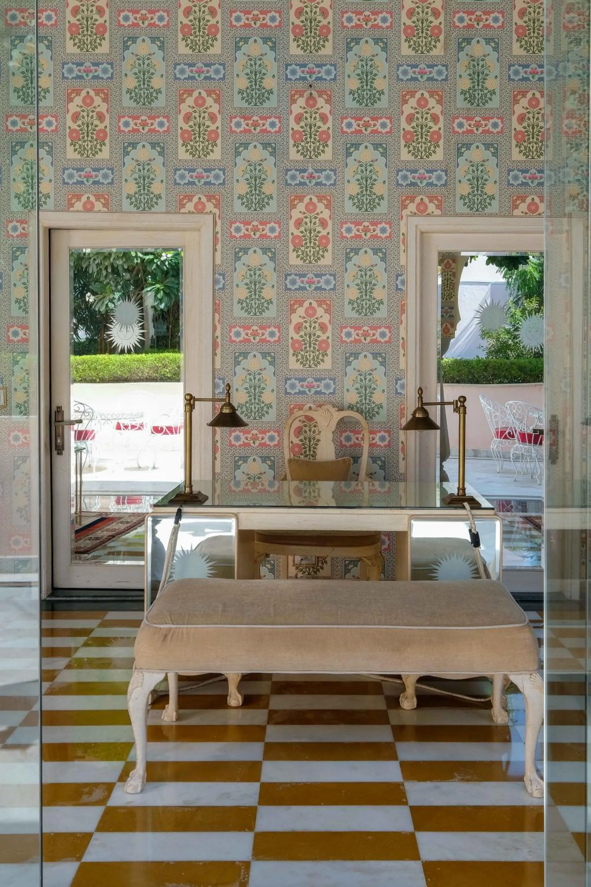 Seating area in Rajmahal Palace RAAS