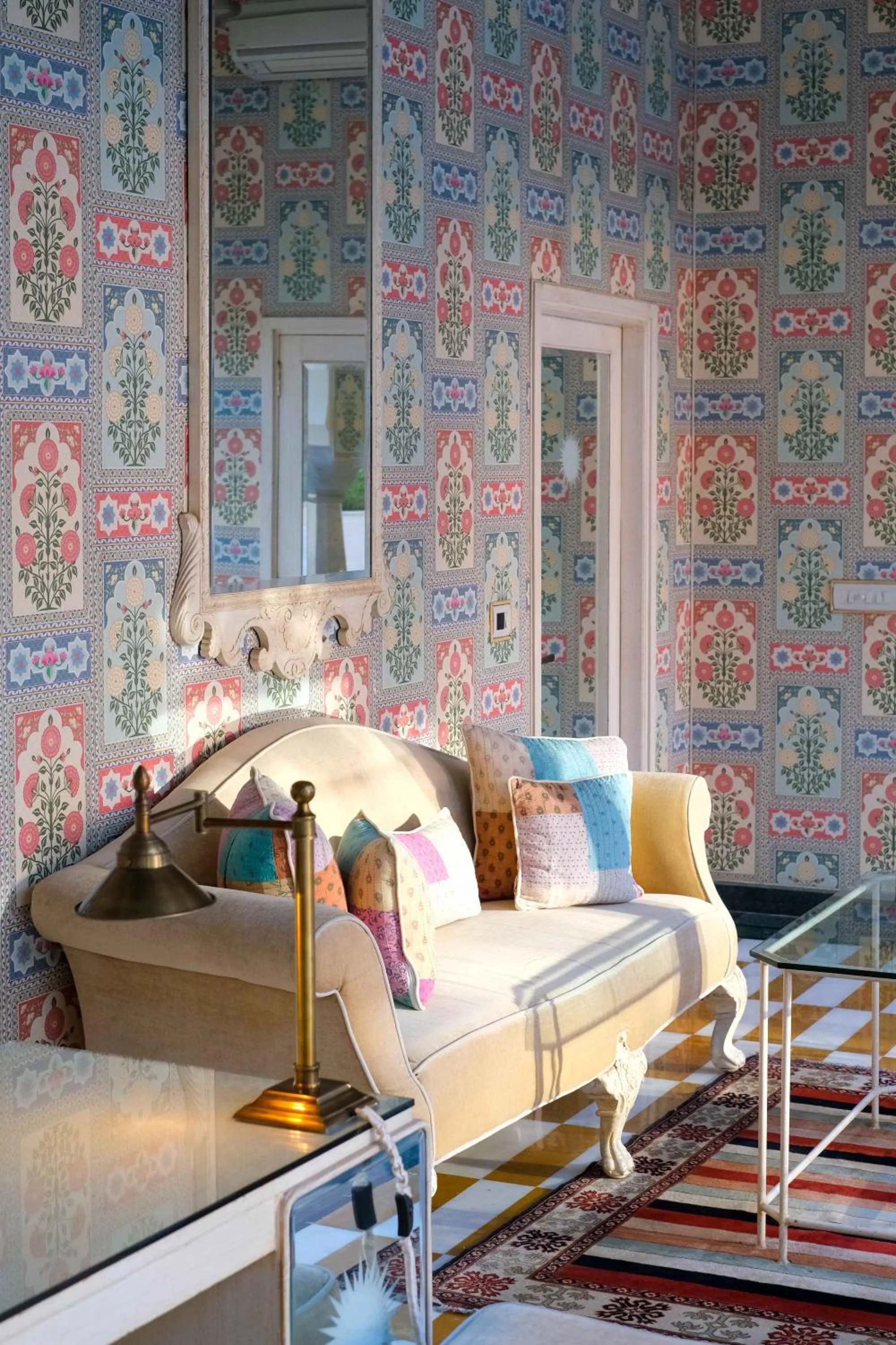 Seating area in Rajmahal Palace RAAS