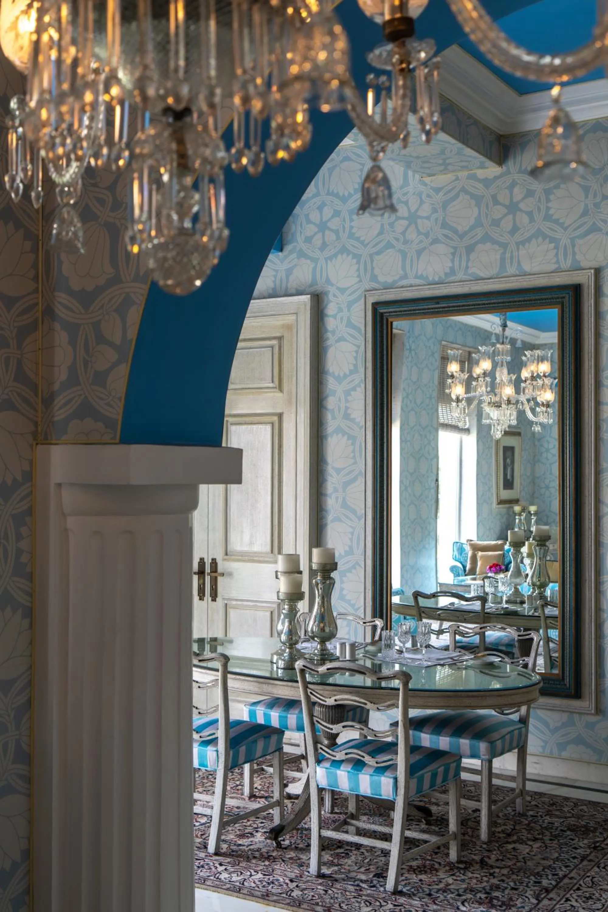 Dining area in Rajmahal Palace RAAS