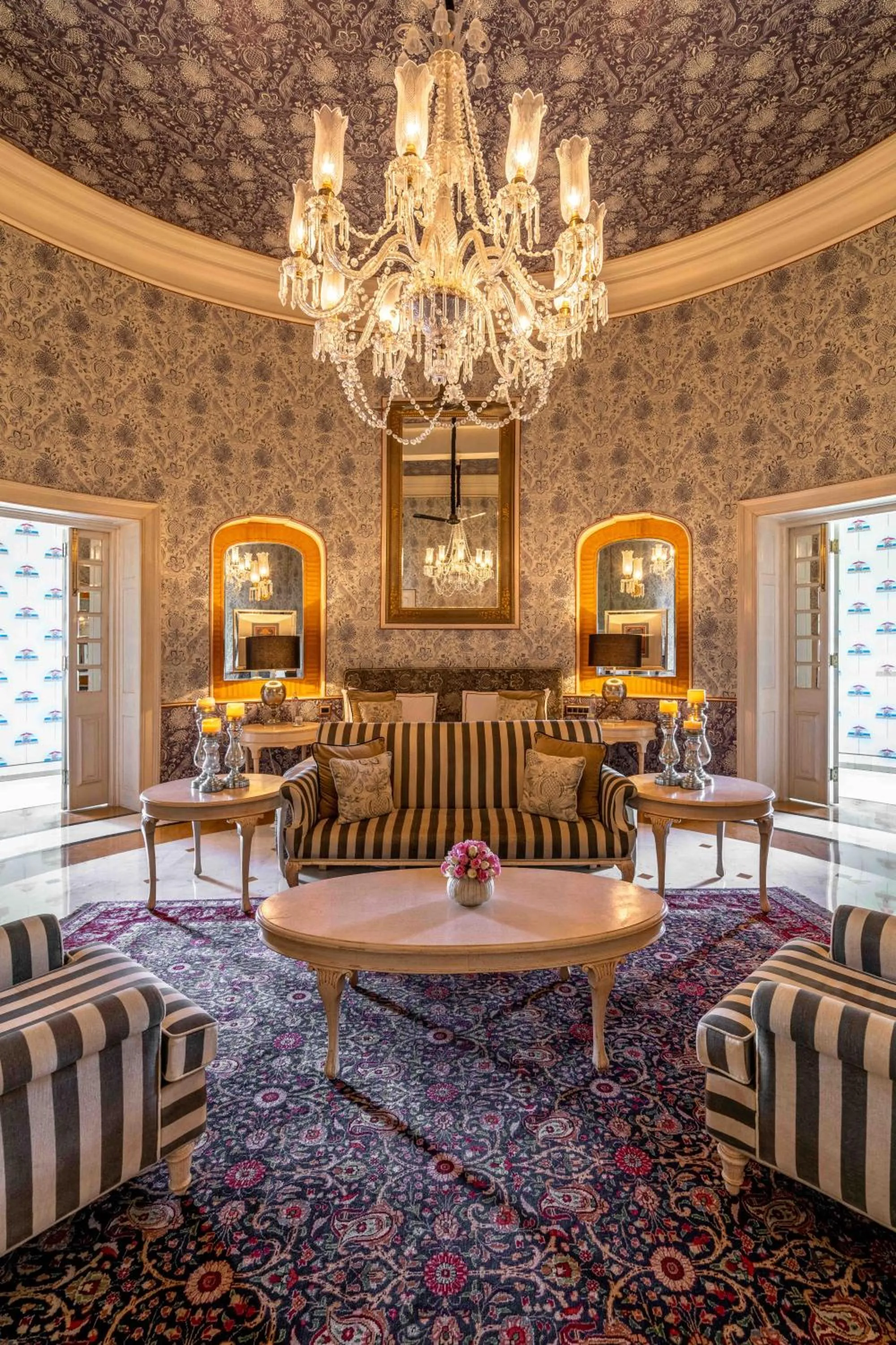 Seating area in Rajmahal Palace RAAS