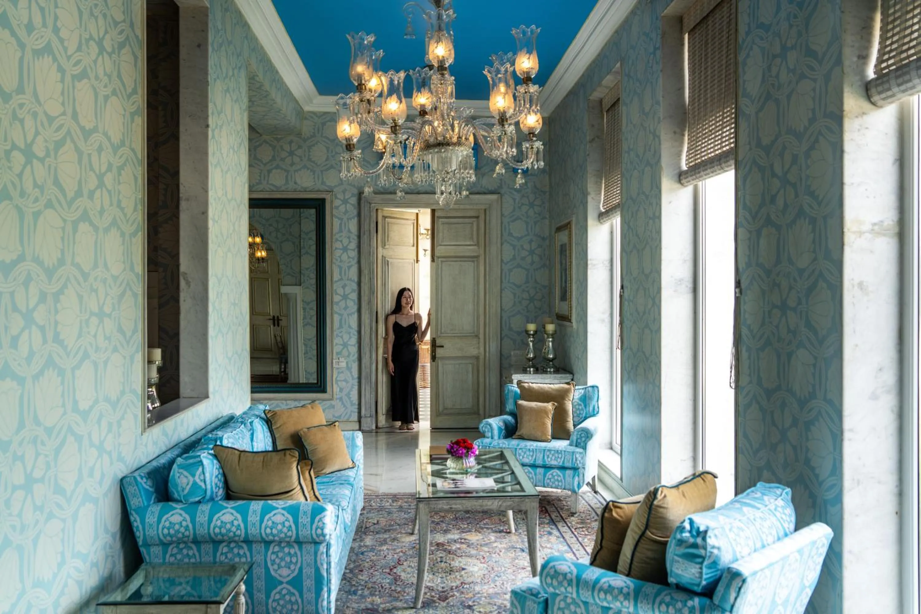 Seating area in Rajmahal Palace RAAS