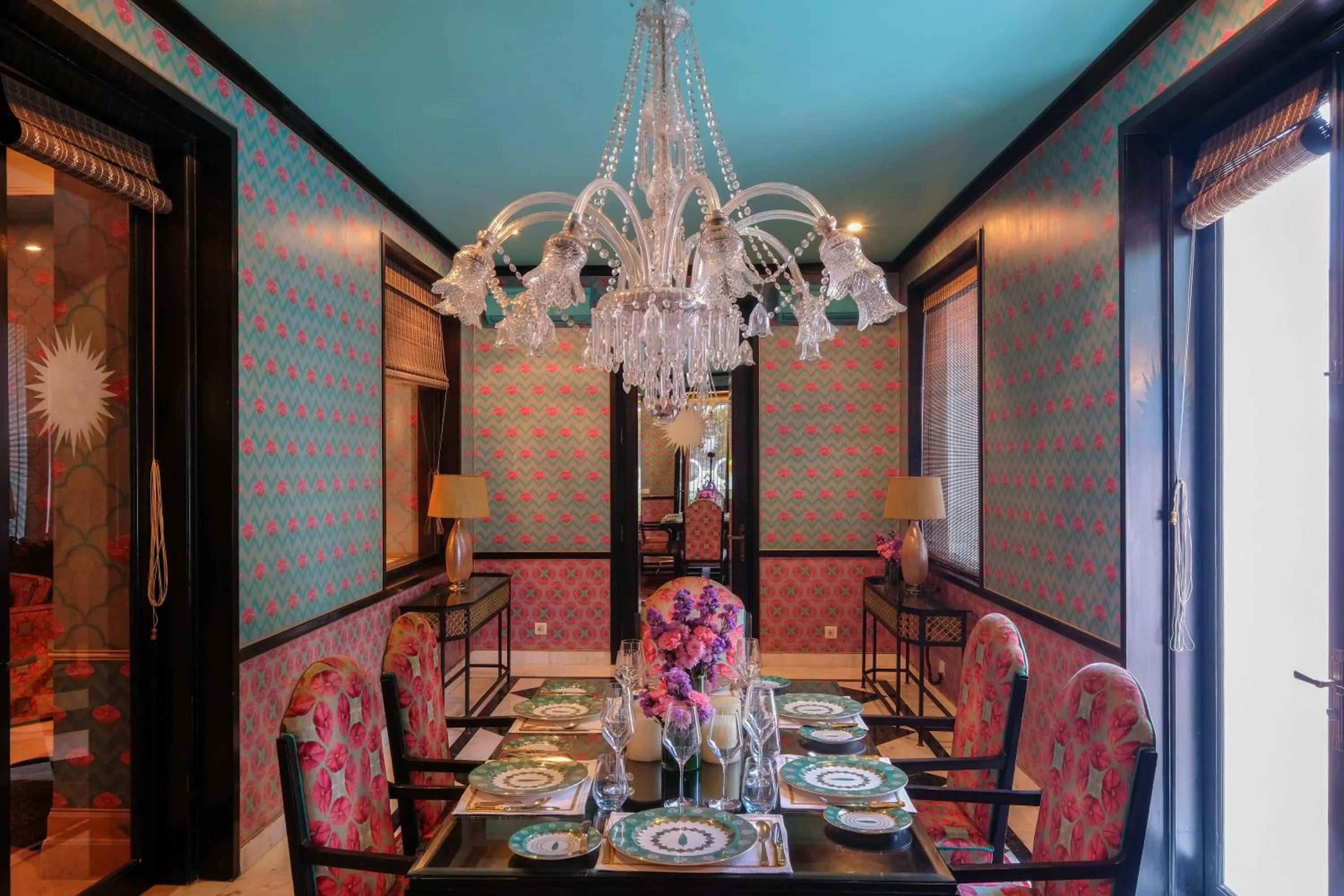 Dining area in Rajmahal Palace RAAS