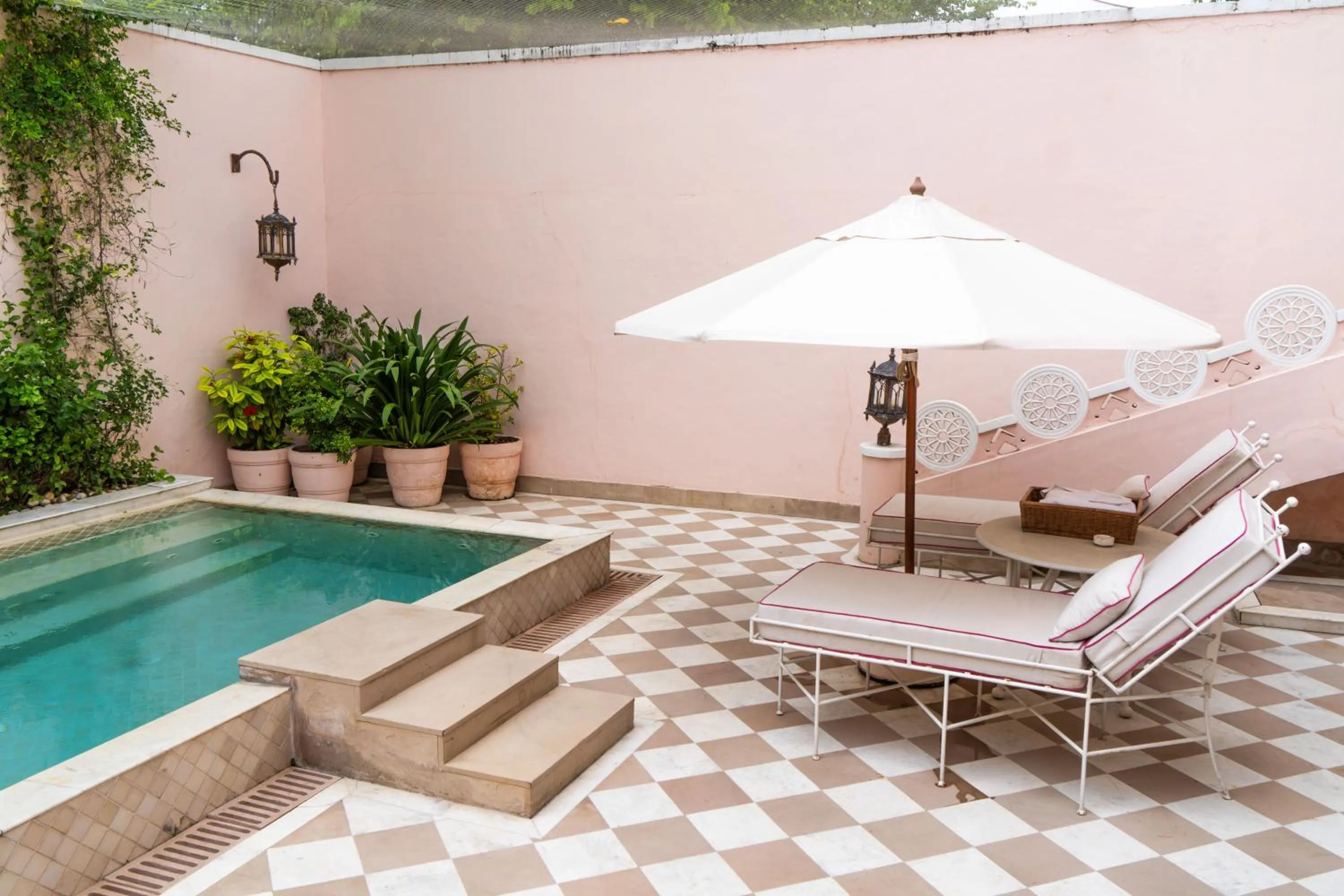 Patio in Rajmahal Palace RAAS