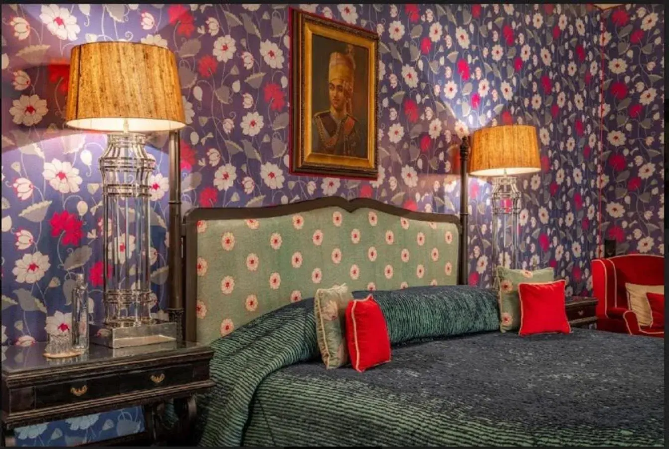 Bedroom, Bed in Rajmahal Palace RAAS Bedroom, Bed in Rajmahal Palace RAAS