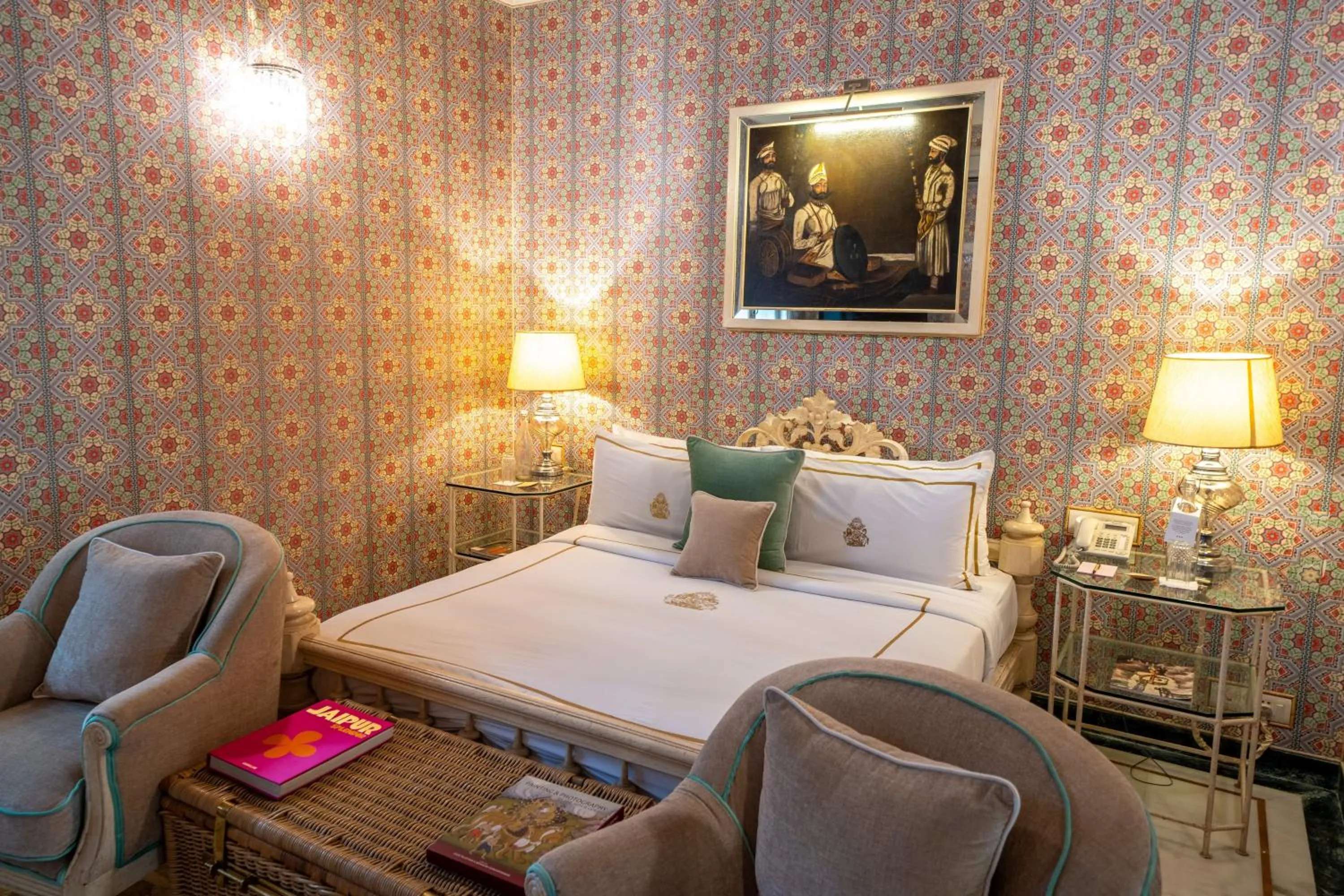 Bed in Rajmahal Palace RAAS