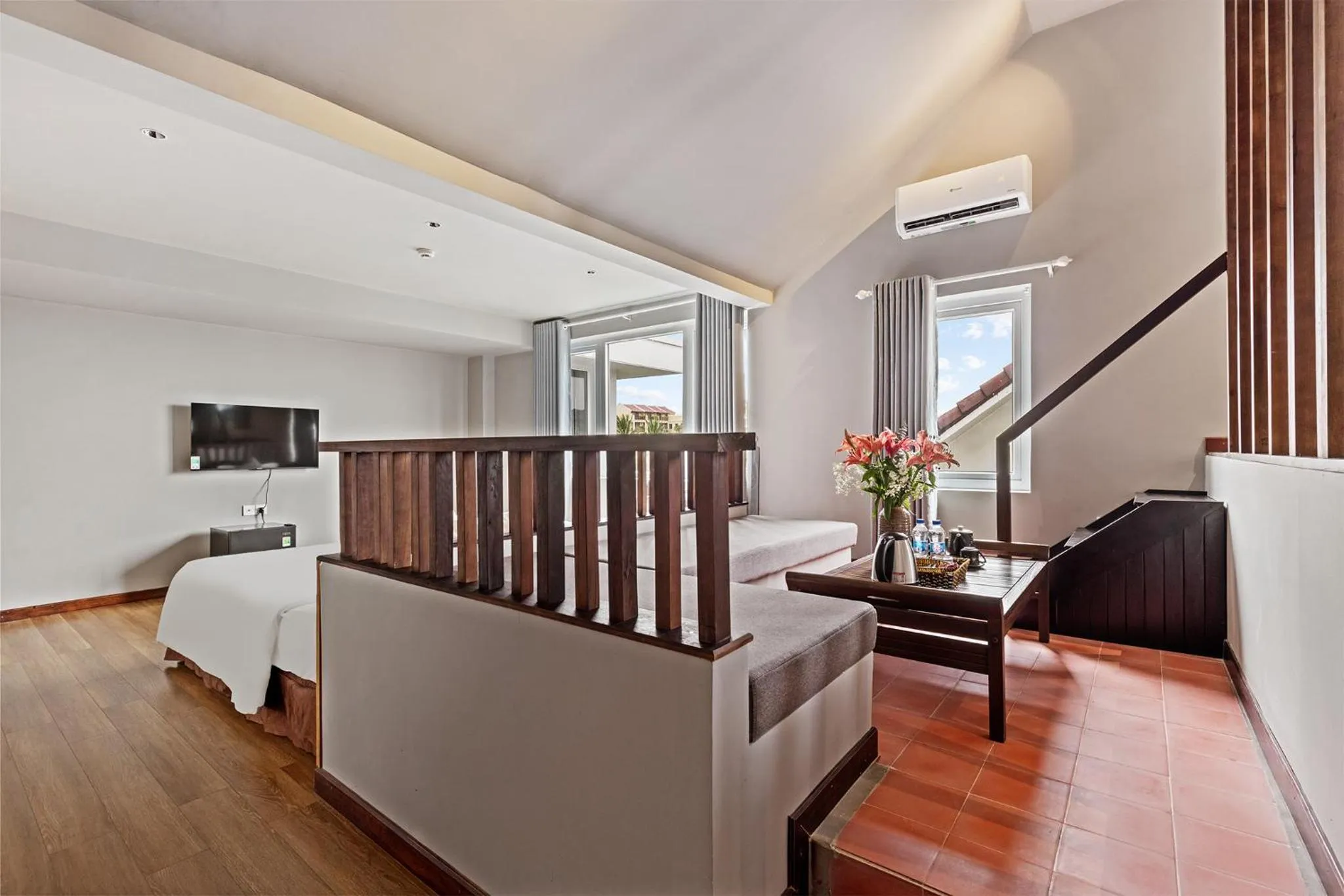 Seating area in Goda Boutique Hotel