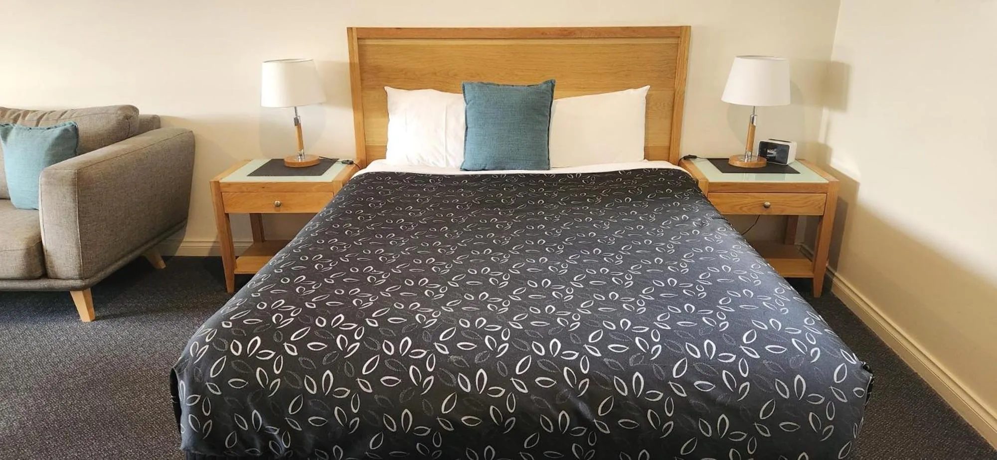 Bed in Motel On A'Beckett