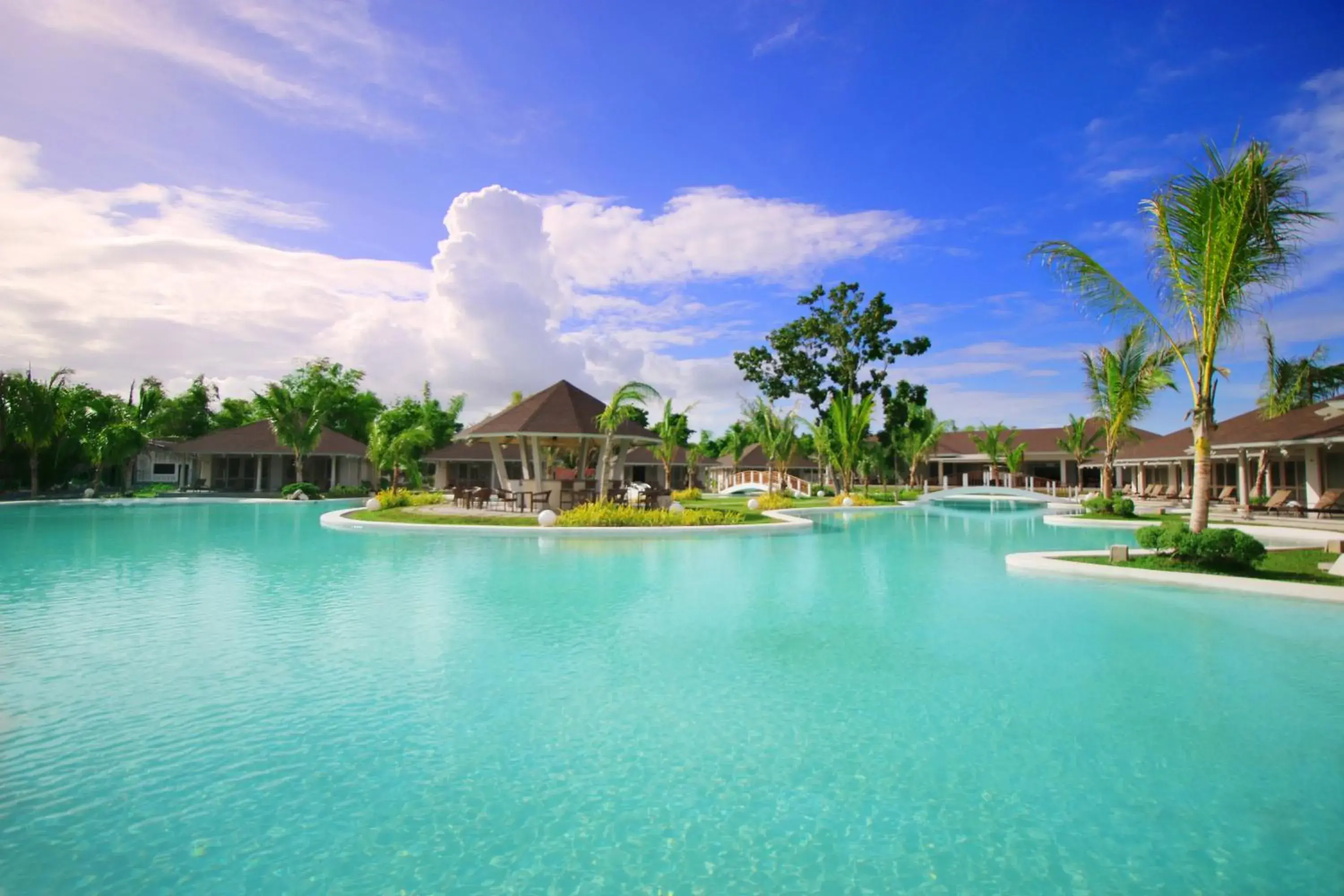 Pool view in Bohol Shores Pool view in Bohol Shores