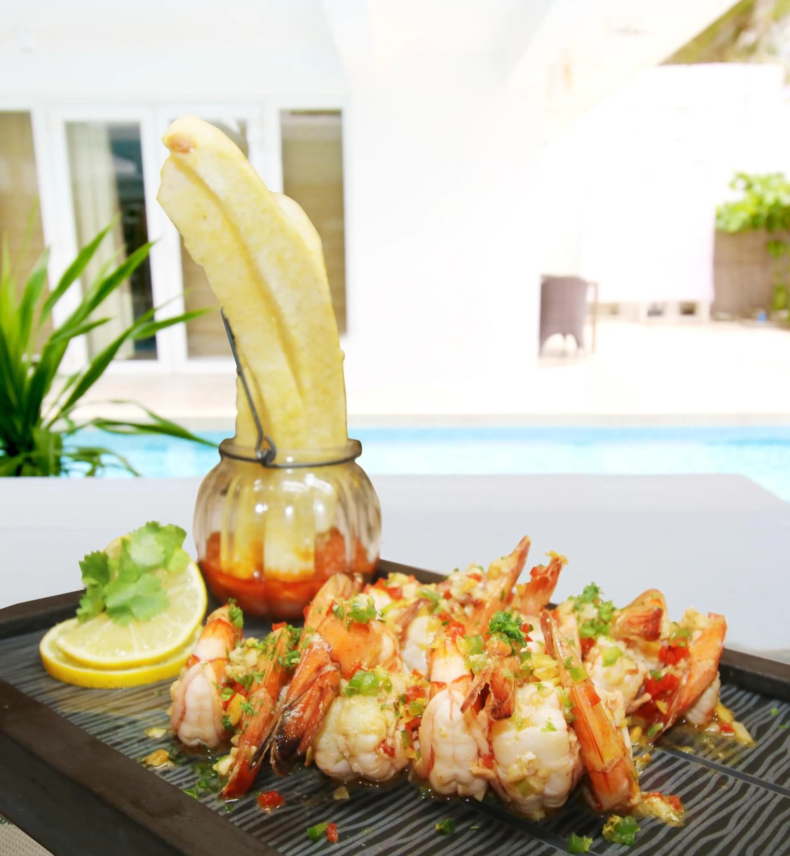 Food close-up in Bohol Shores