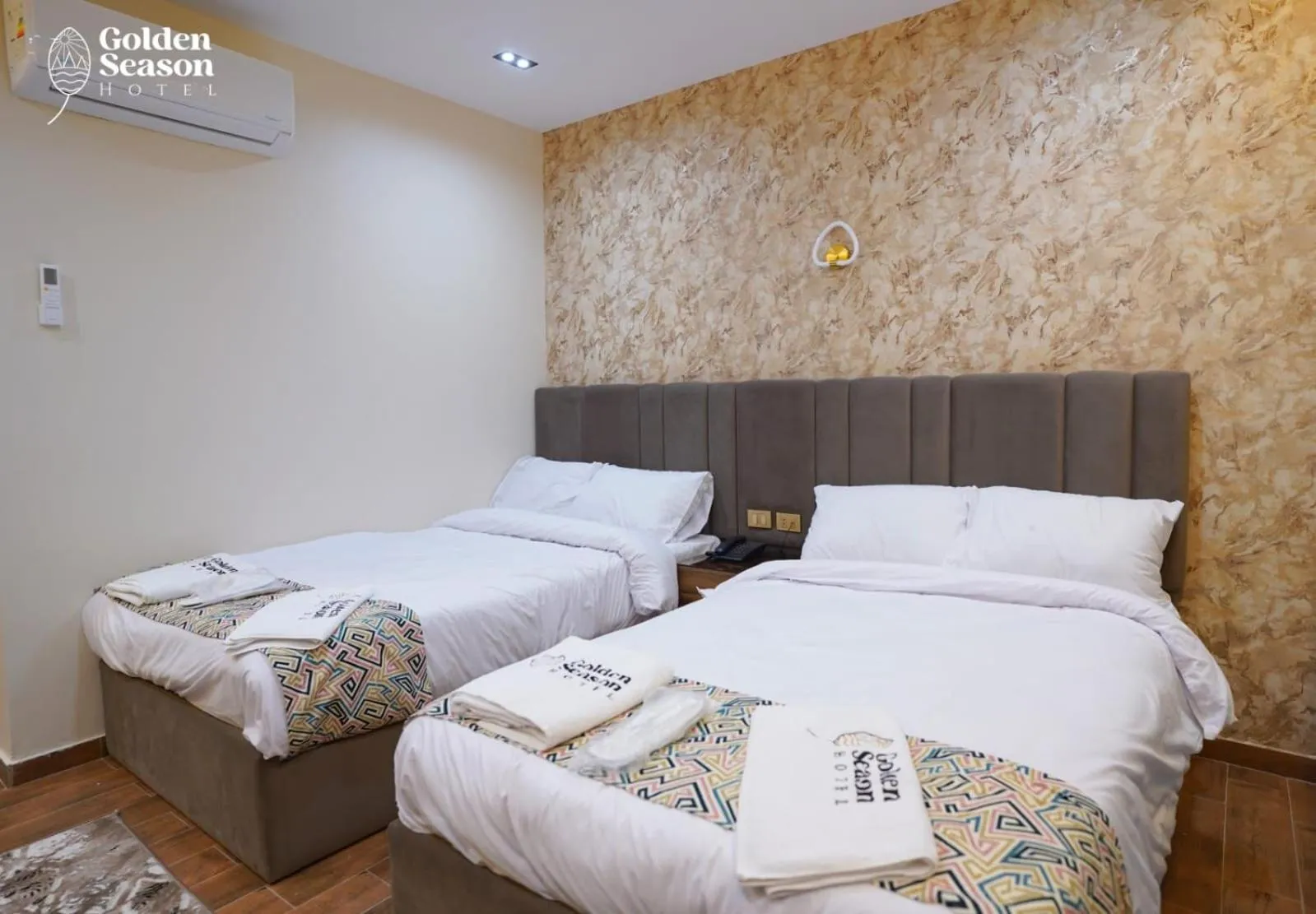 Bed in Golden Season Hotel