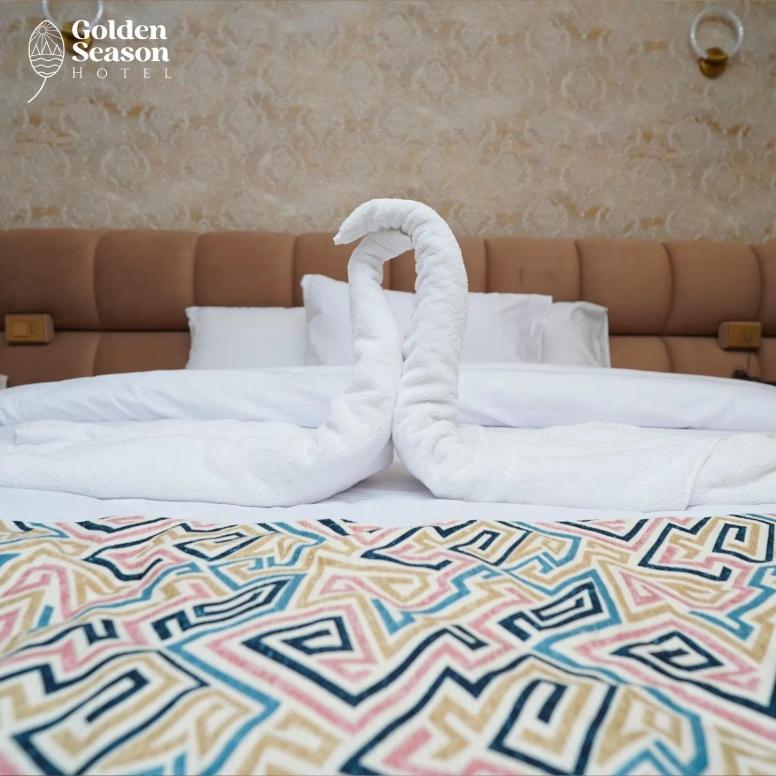Bed in Golden Season Hotel