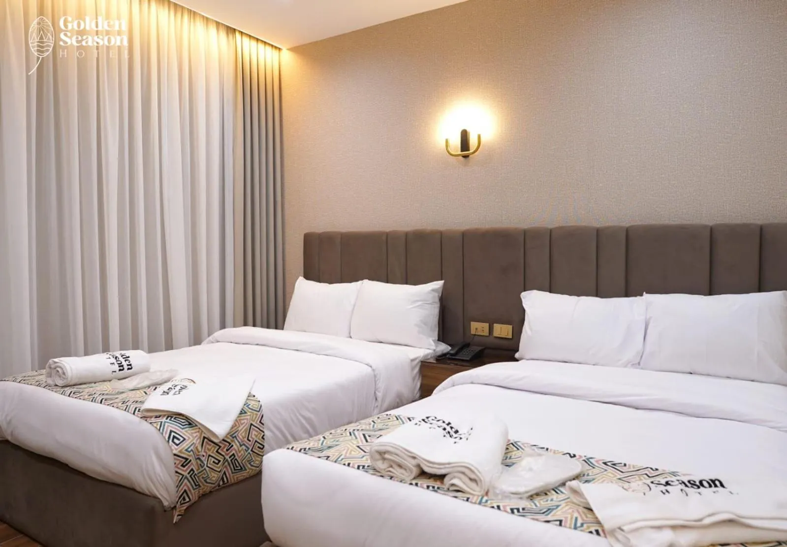 Bed in Golden Season Hotel