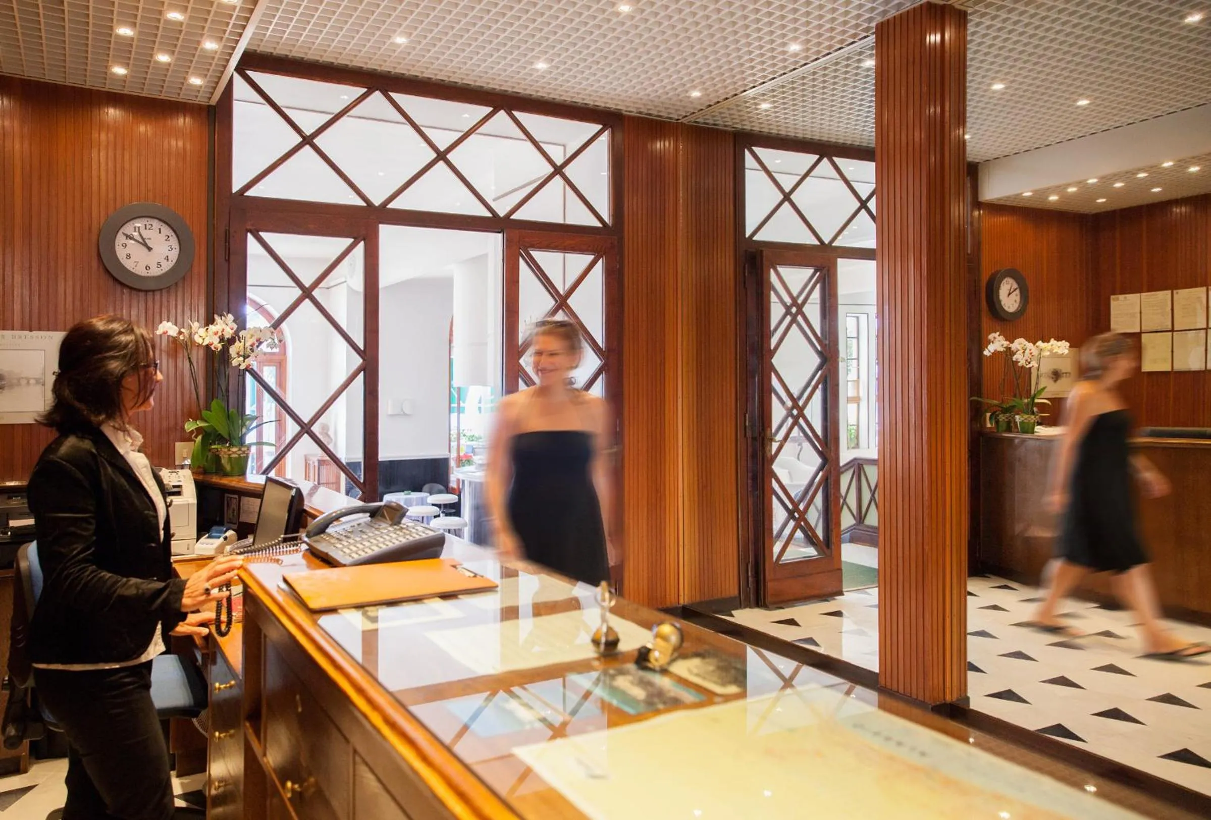 Lobby or reception in Hotel Beau Sejour