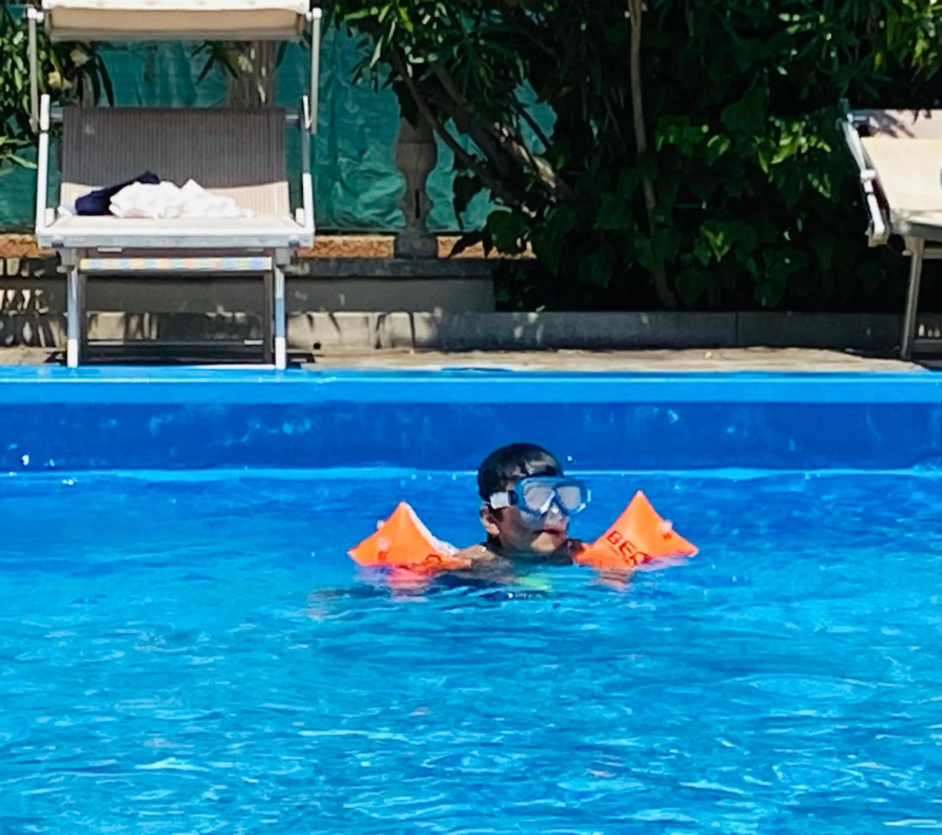Swimming pool in Hotel Franca