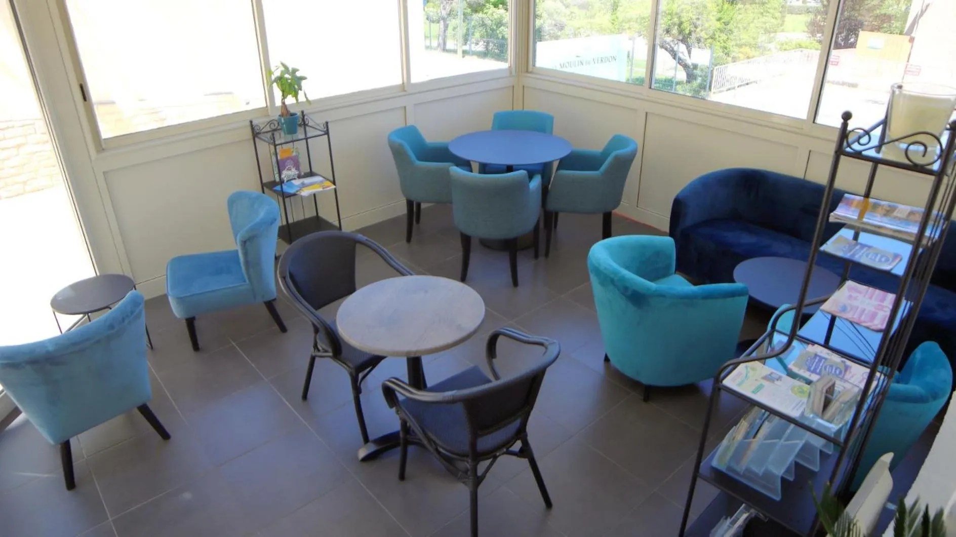 Lounge or bar in Le Moulin du Verdon