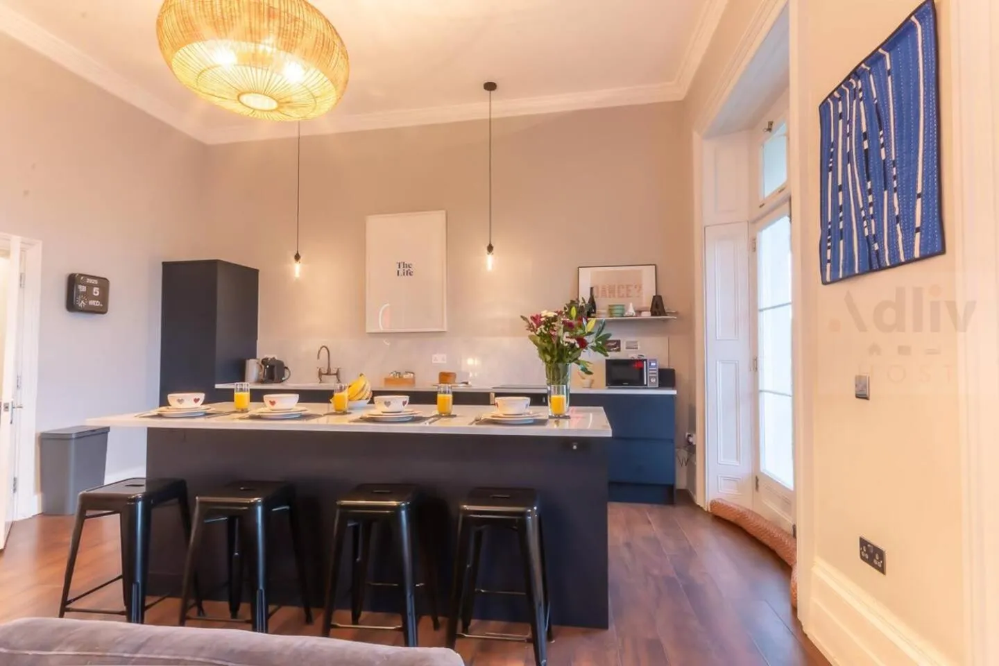 Dining area in Historic Seaview Gem in Ramsgate by Adliv