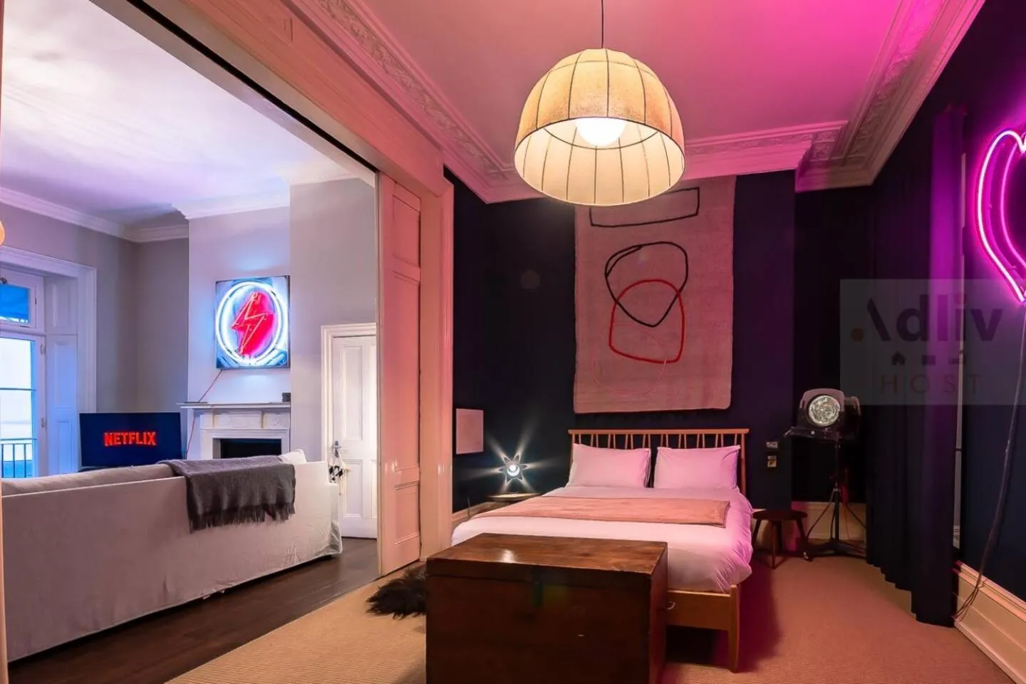 Bed in Historic Seaview Gem in Ramsgate by Adliv