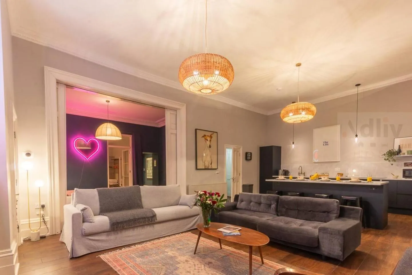 Communal lounge/ TV room in Historic Seaview Gem in Ramsgate by Adliv