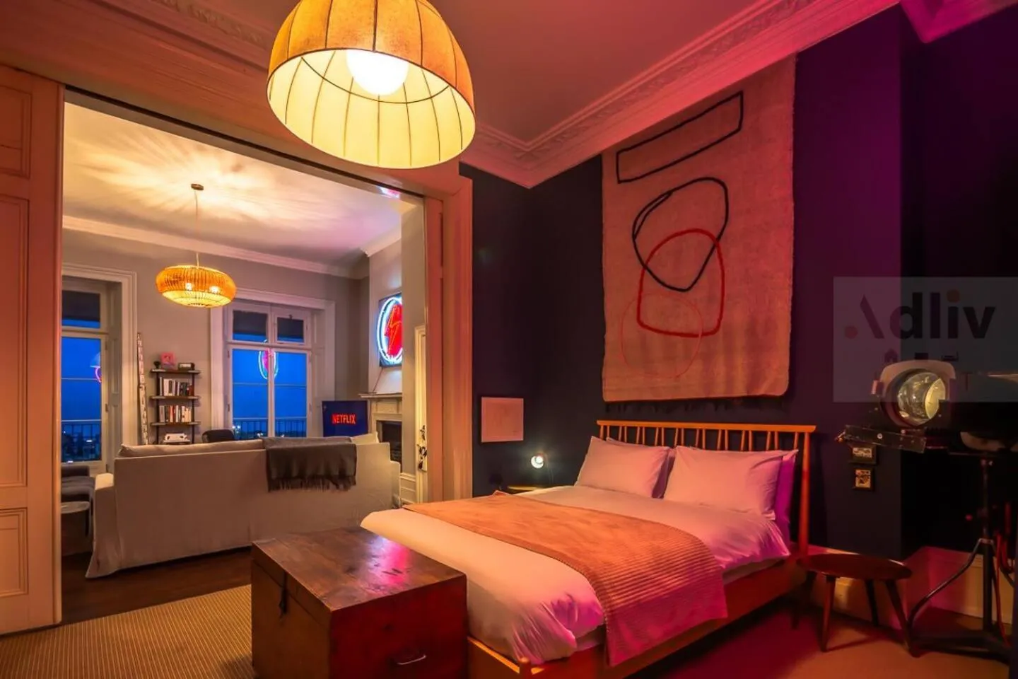 Bed in Historic Seaview Gem in Ramsgate by Adliv