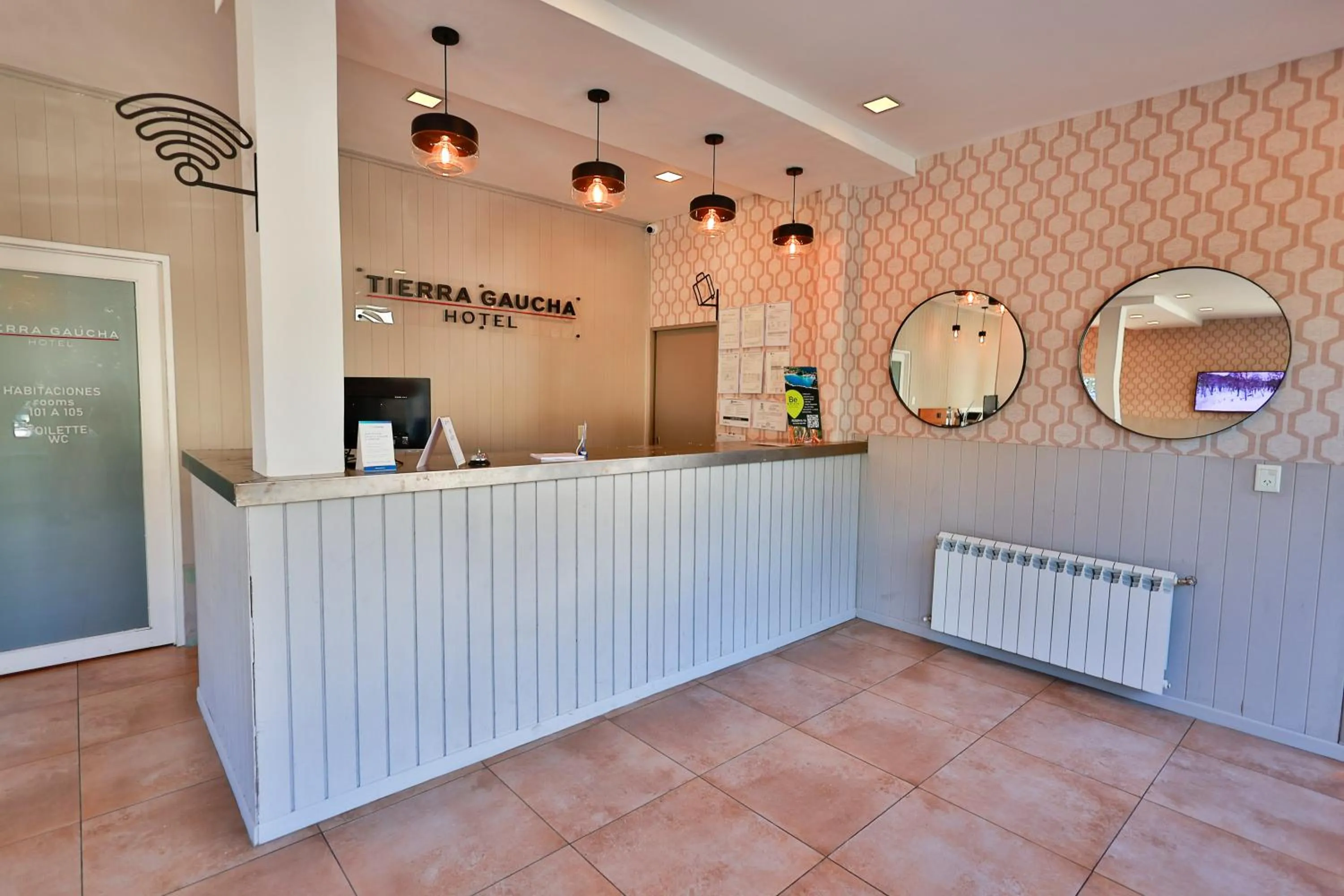 Lobby or reception in Hotel Tierra Gaucha