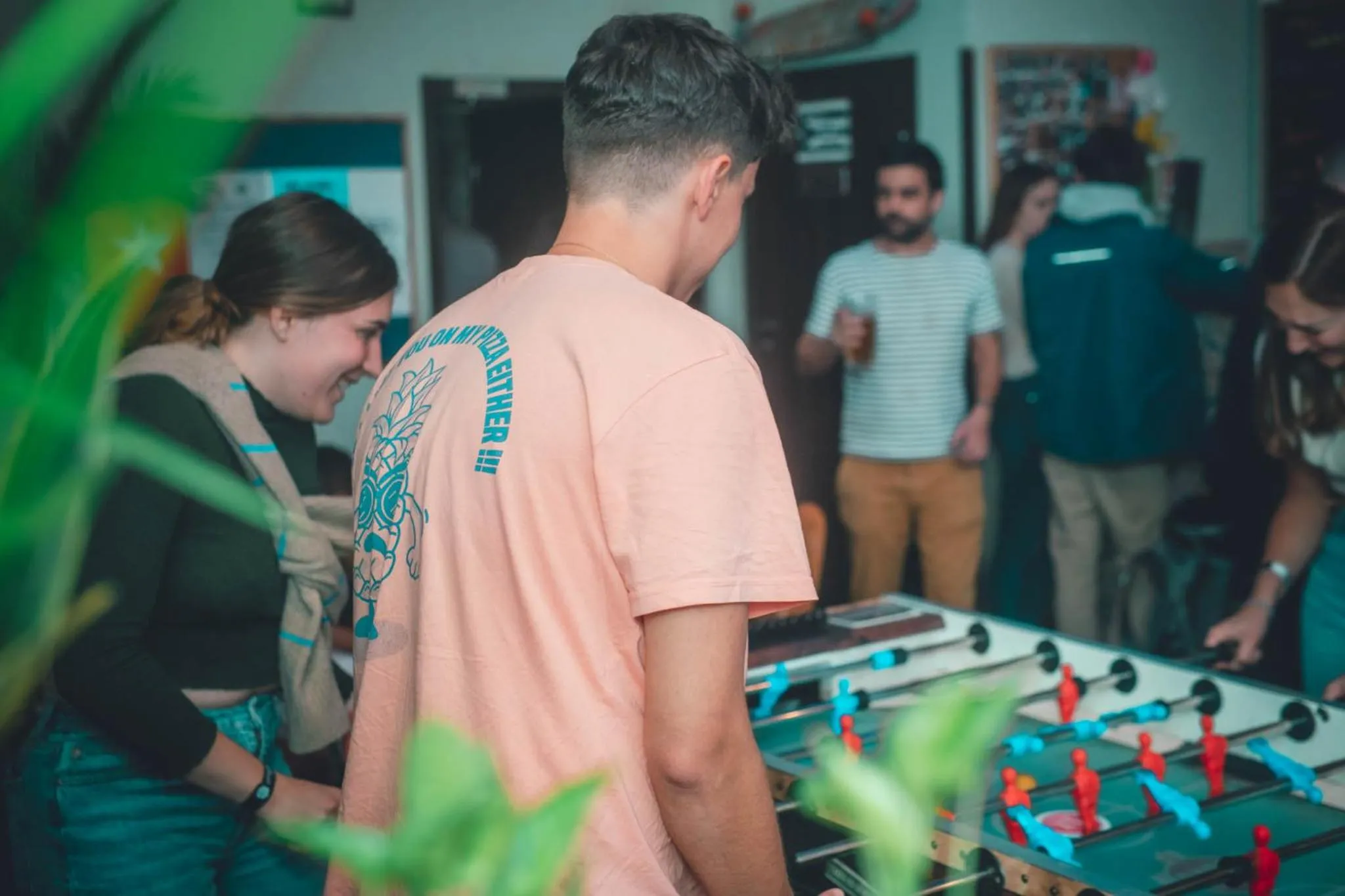 group of guests in The Little Havana Party Hostel
