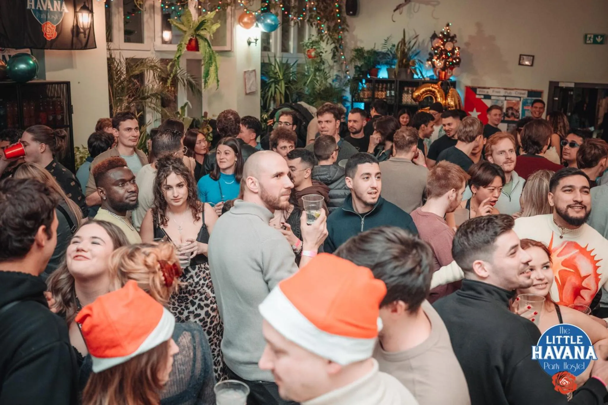People in The Little Havana Party Hostel