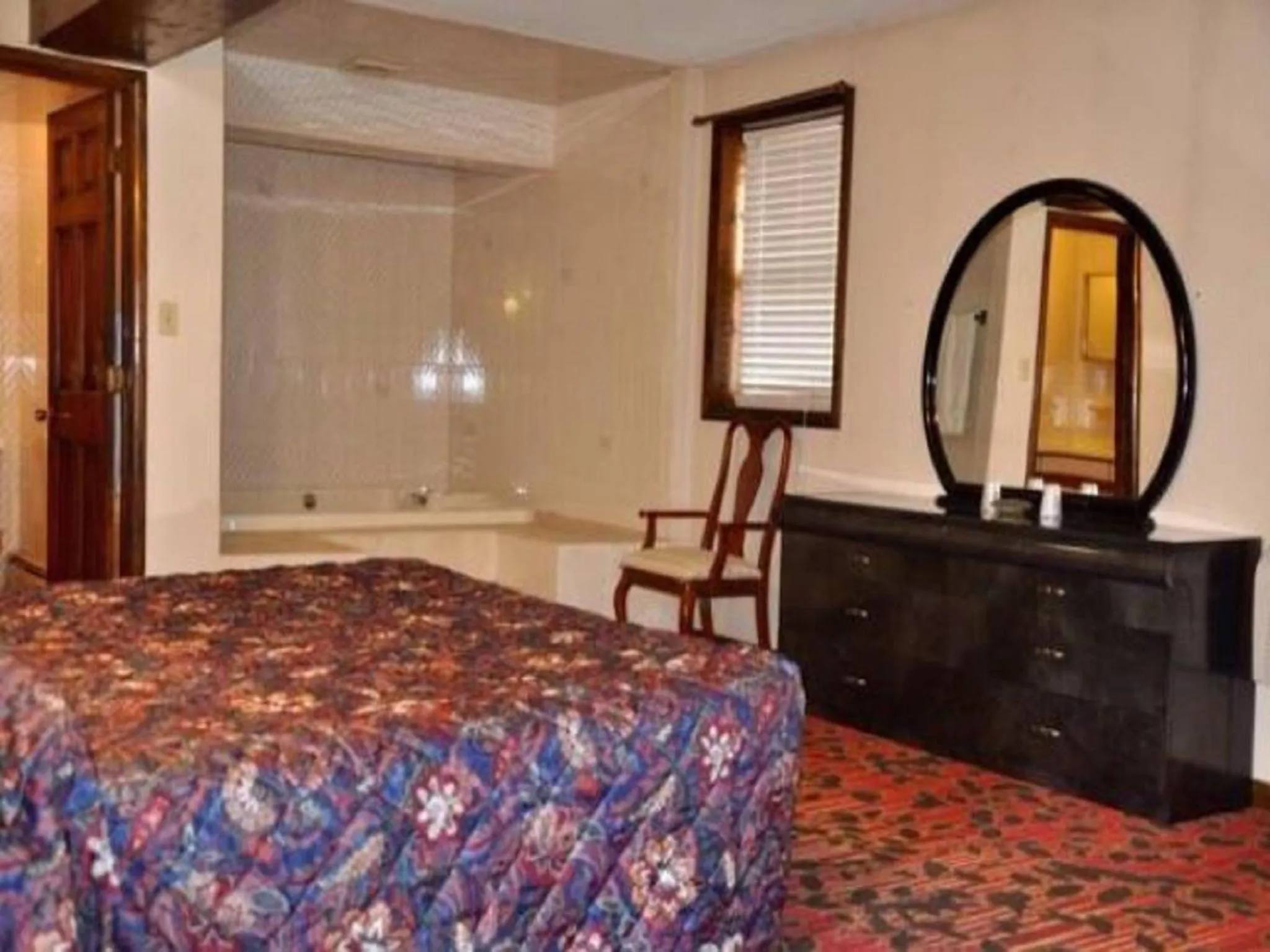 Bed in Countryside Motel