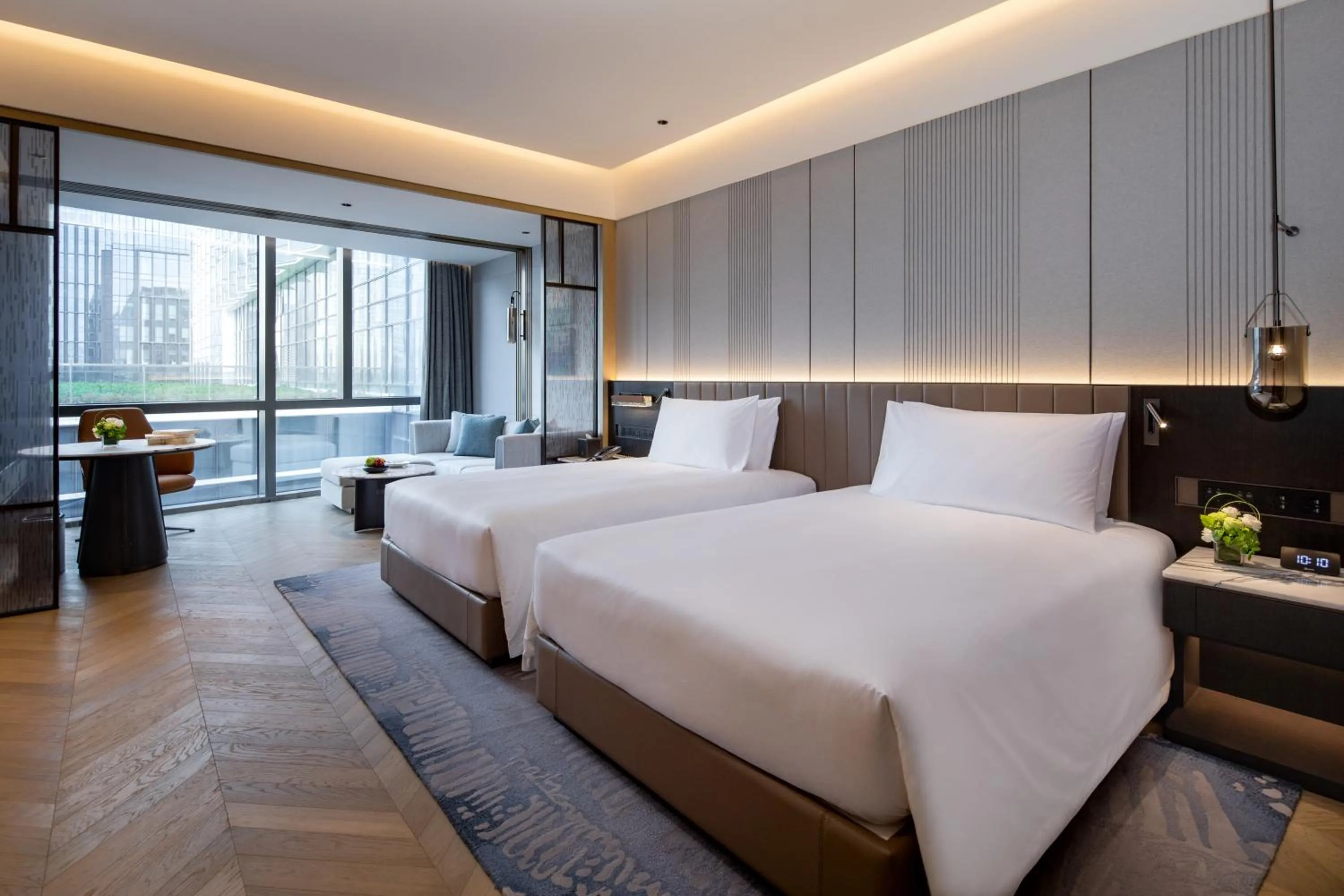 City view, Bed in Shanghai Expo RiverSide Hotel